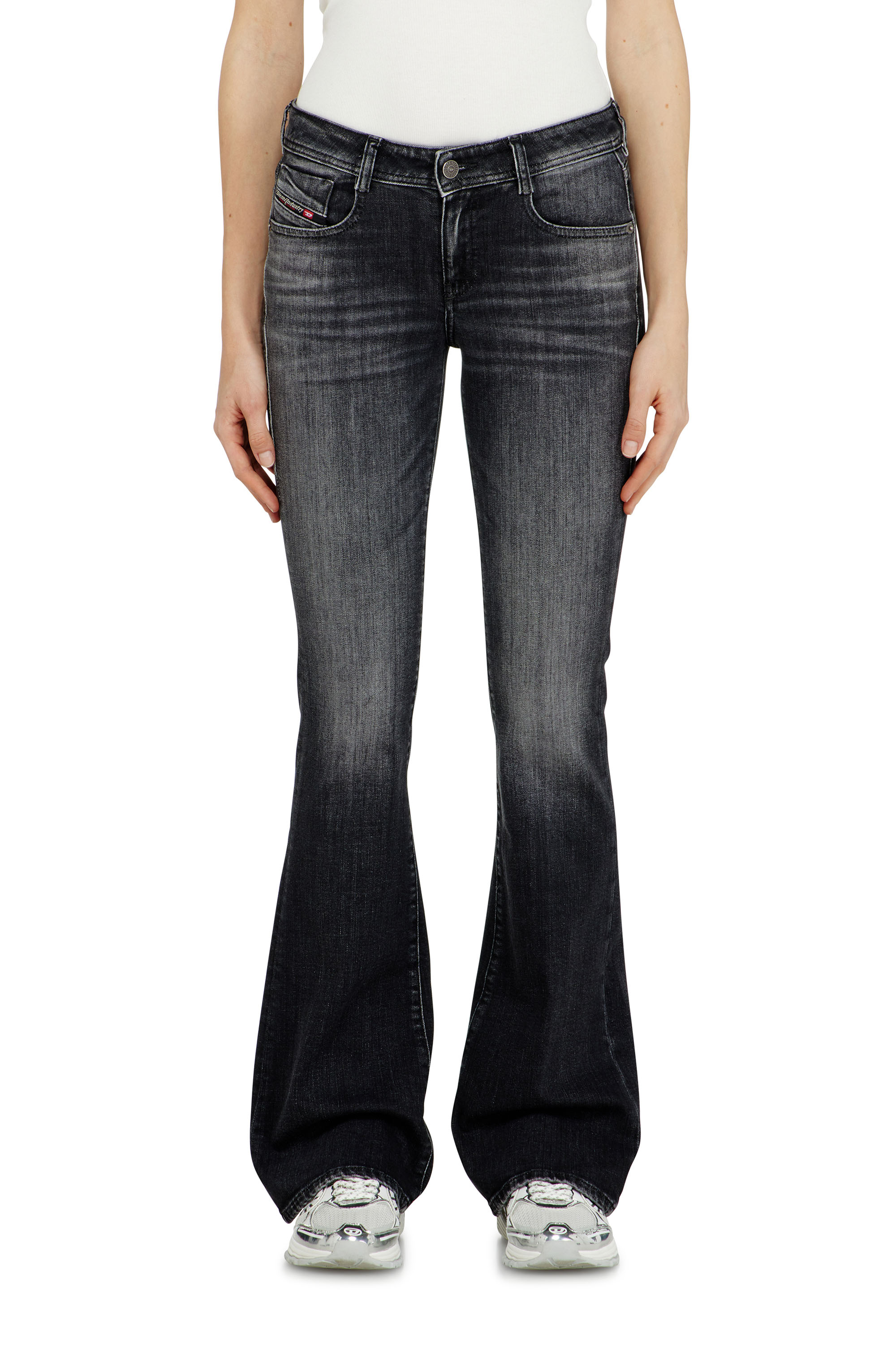 Diesel - Bootcut Jeans 1969 D-Ebbey 09L98 Femme, Noir/Gris fonc&eacute; - Image 4