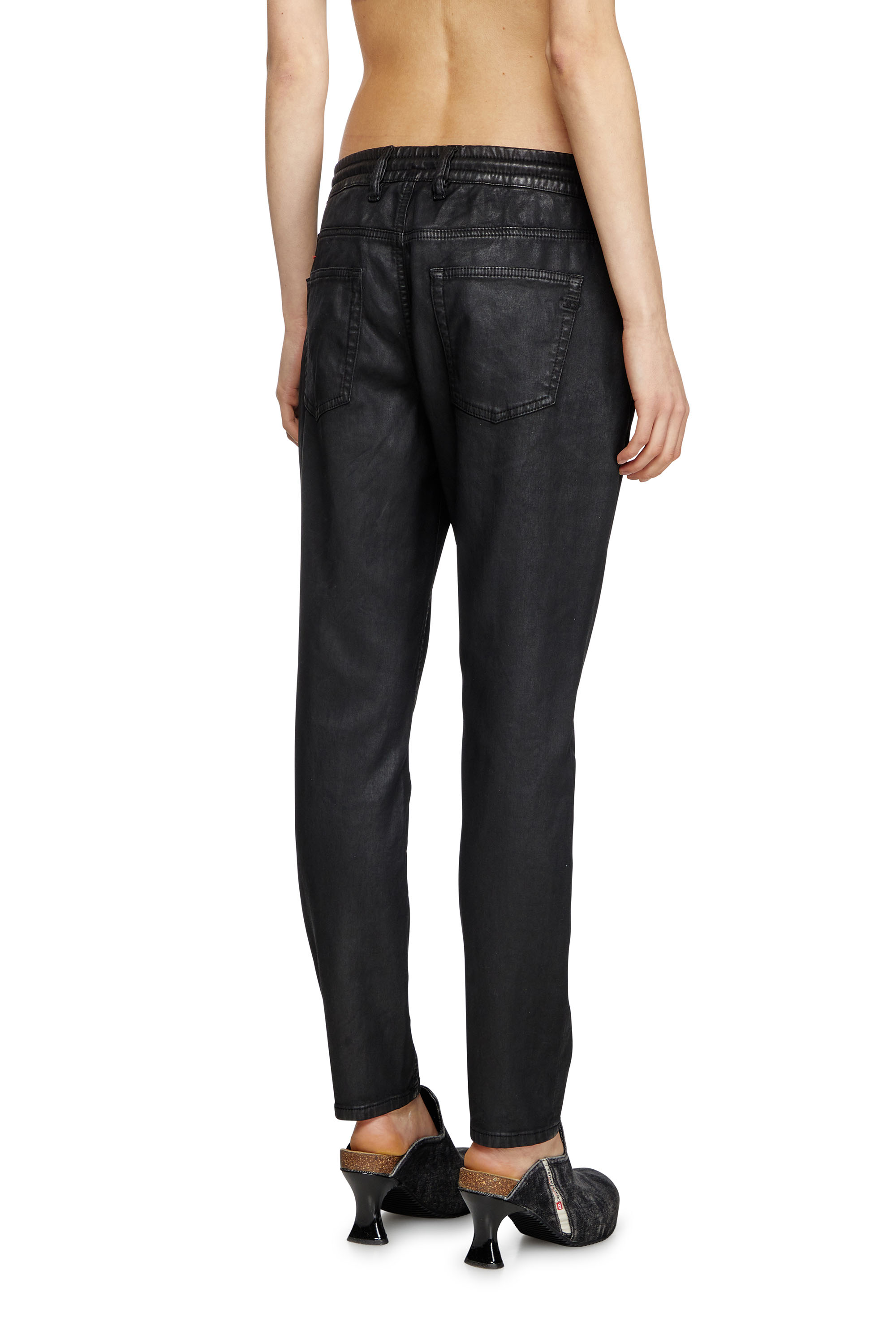 Diesel - Regular 2031 D-Krailey Joggjeans&reg; 068PX Femme, Noir/Gris fonc&eacute; - Image 4