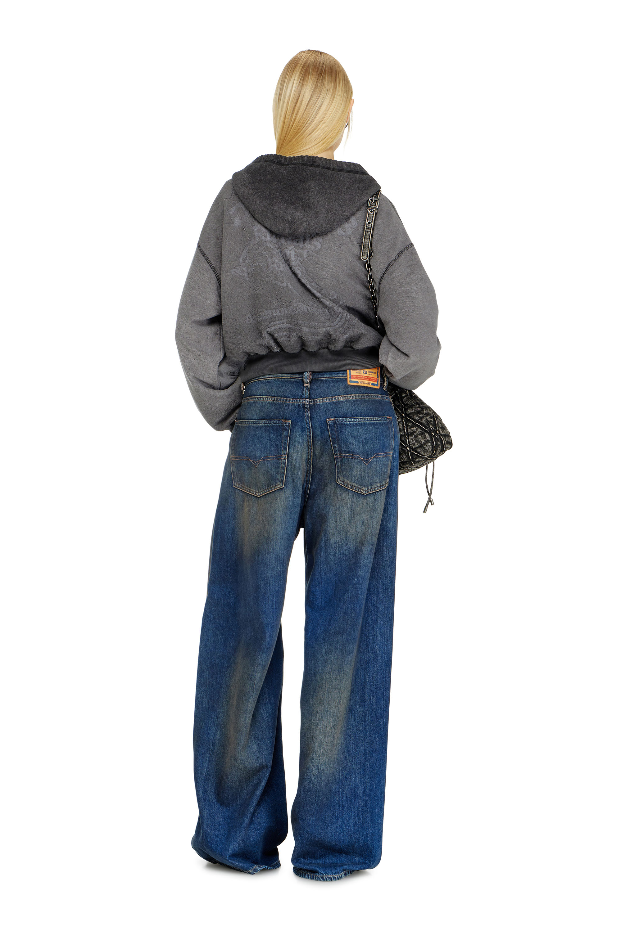 Diesel - Relaxed Jeans 1996 D-Sire 09P47 Femme, Bleu Fonc&eacute; - Image 3