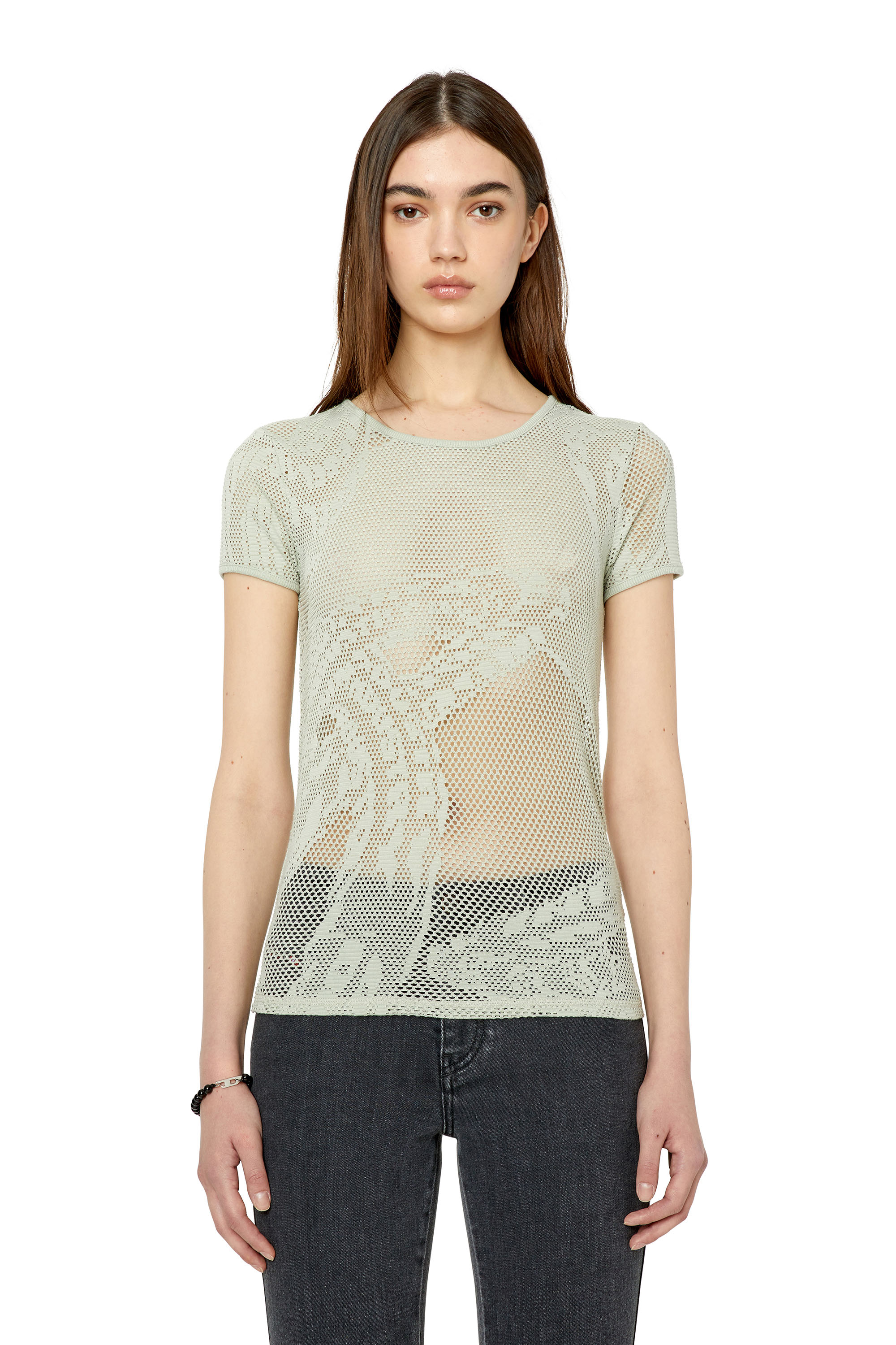 Diesel - T-JAQUE, Light Grey - Image 1