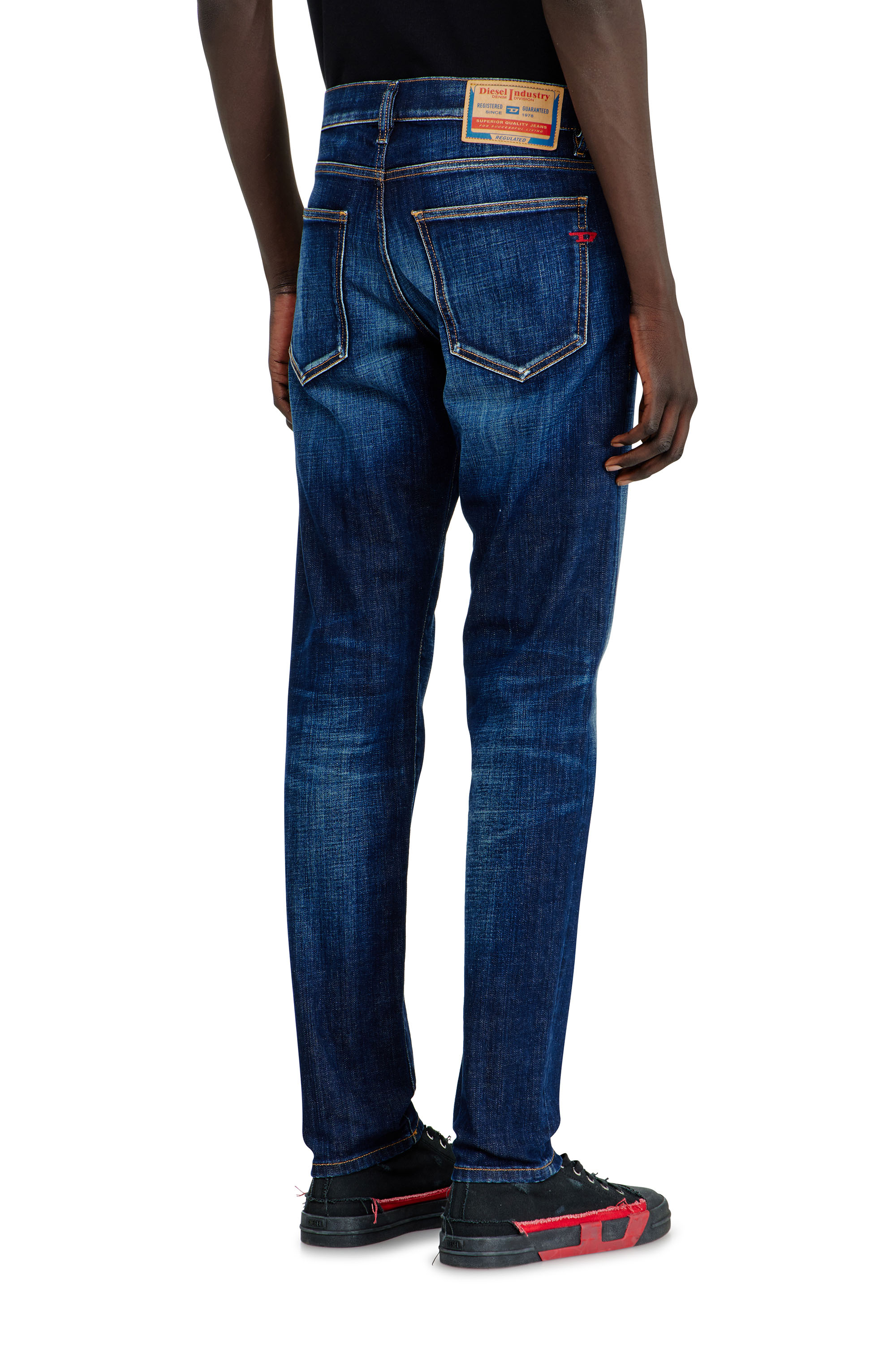 Diesel - Slim Jeans 2019 D-Strukt 09L61 Homme, Bleu moyen - Image 5