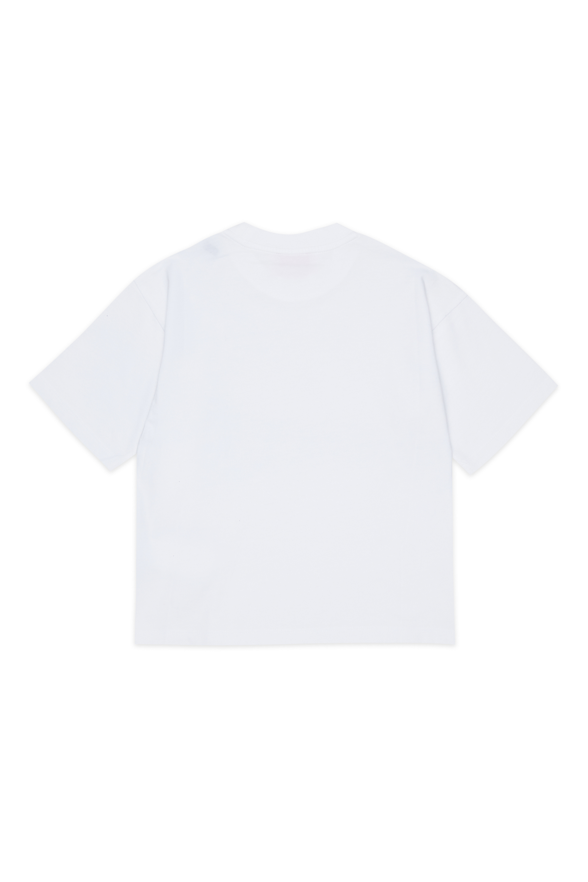 Diesel - TANORMYS2, T-shirt en coton avec broderie ton sur ton Oval D Femme in Blanc - 2