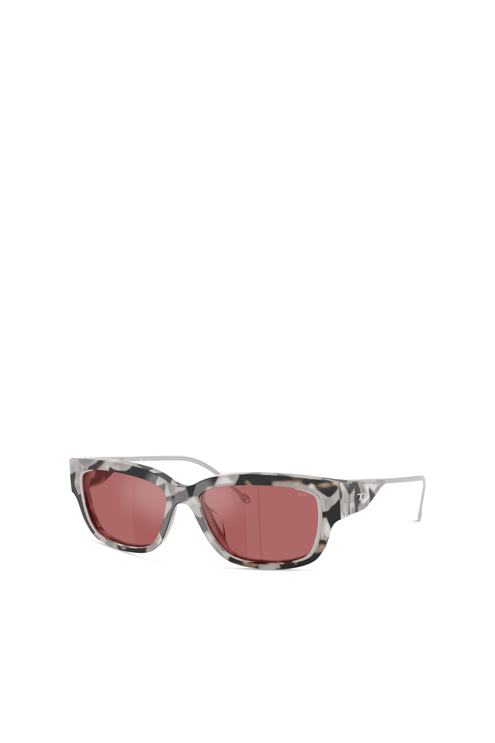 Diesel - 0DL2002, Lunettes de soleil de style essentiel Mixte in Rouge - 4