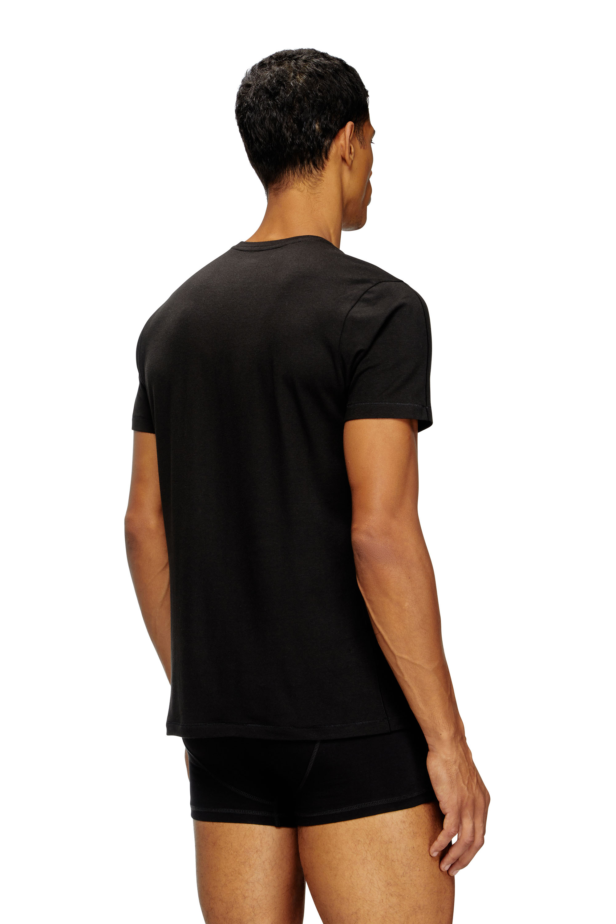 Diesel - RANDAL-D-MONO-2PACK, Lot de 2 T-shirts en jersey fluide Homme in Noir - 4