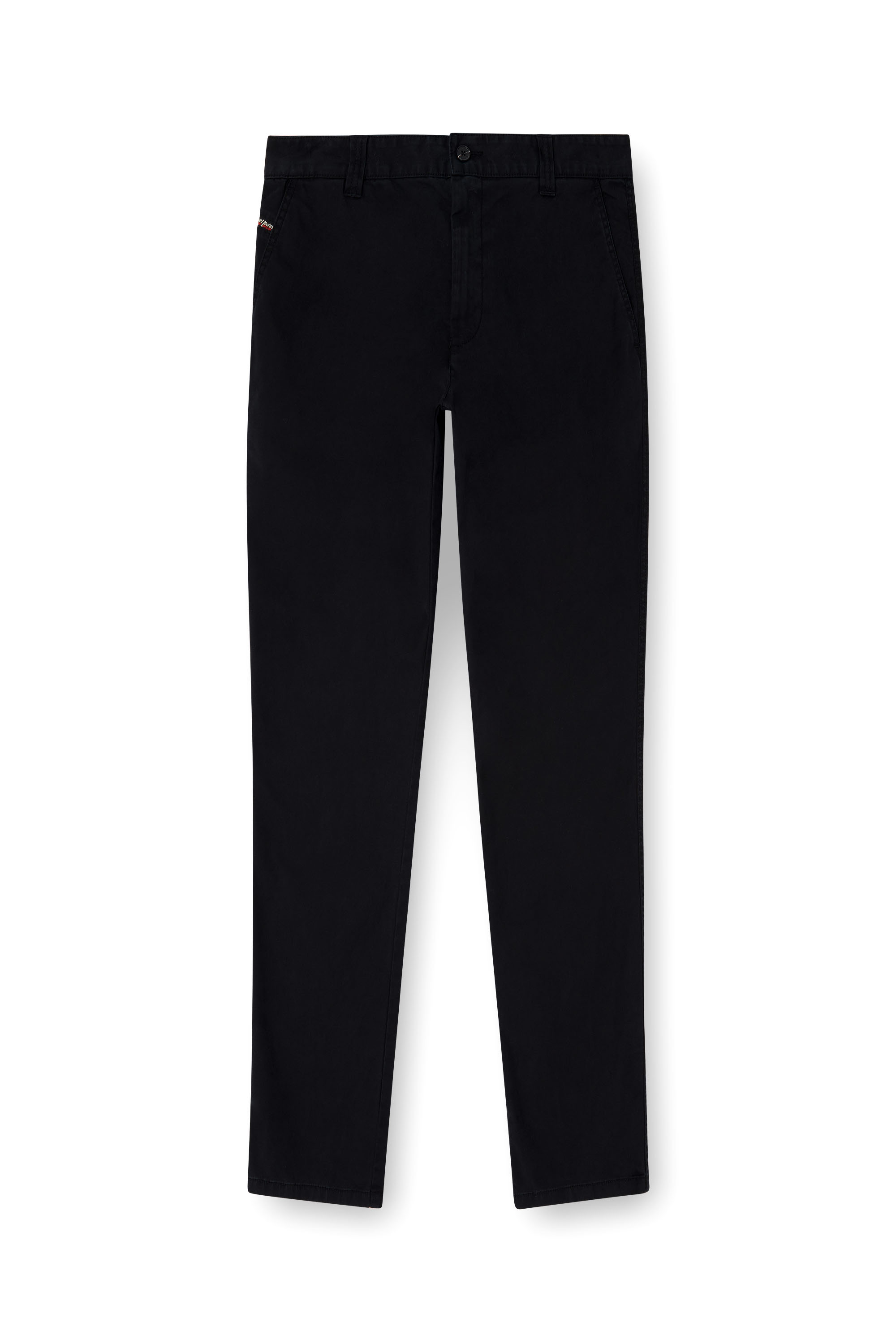 Diesel - P-DEFINE-EPCH, Pantalon en coton avec boucle utilitaire Homme in Noir - 2
