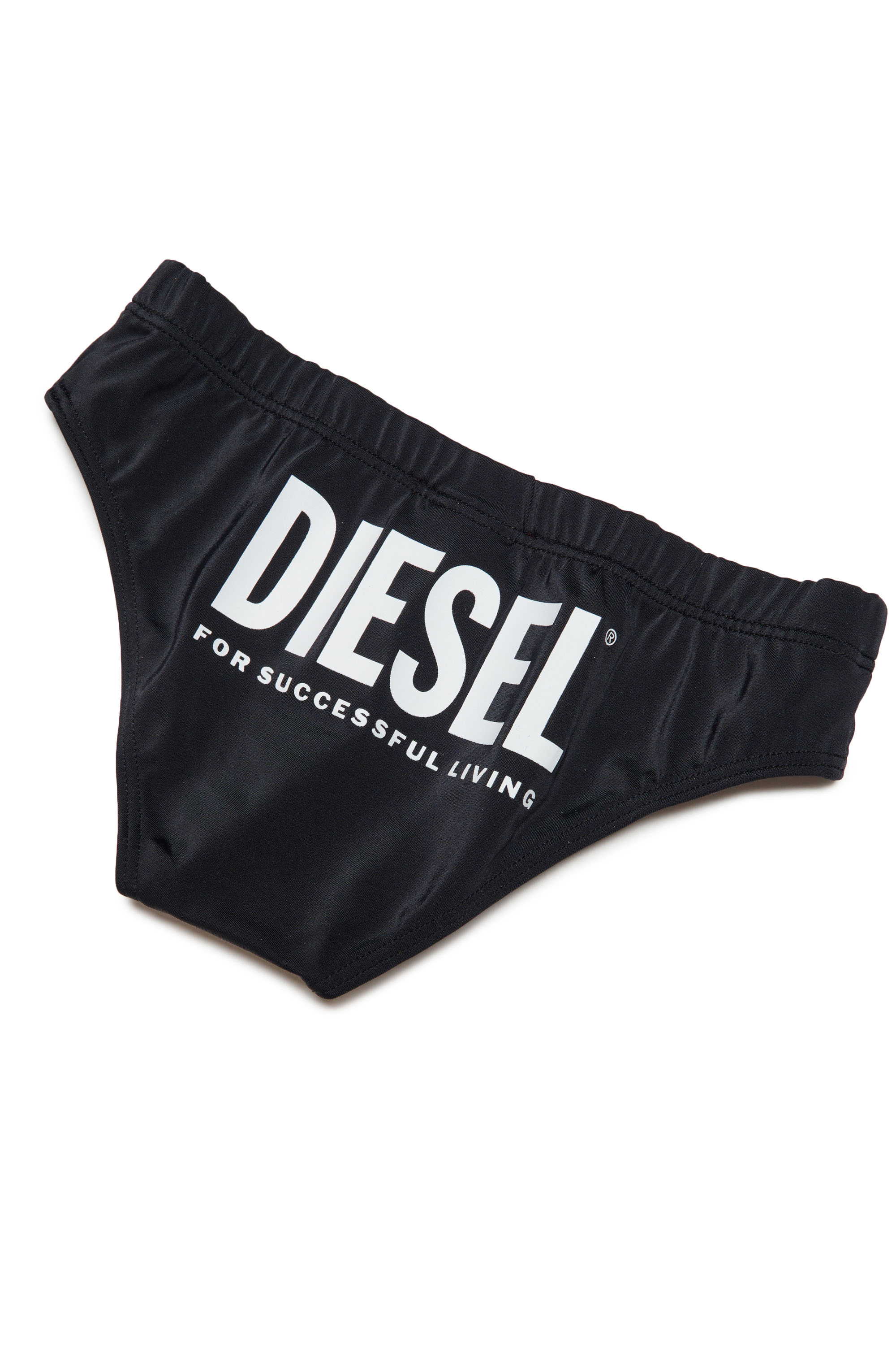 Diesel - MILVO, Homme Slip de bain avec maxi logo in Noir - Image 3