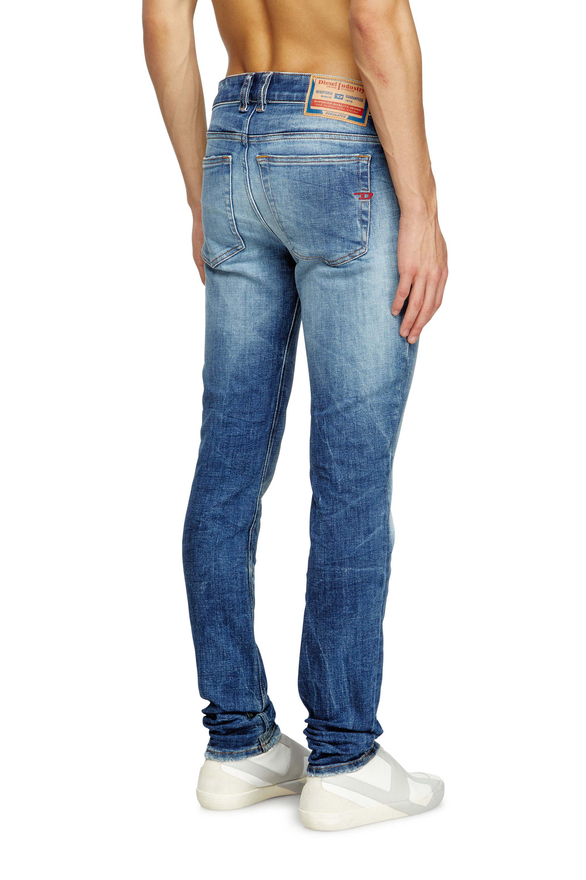 Diesel - Skinny Jeans 1979 Sleenker 09M27 Homme, Bleu Foncé - Image 4