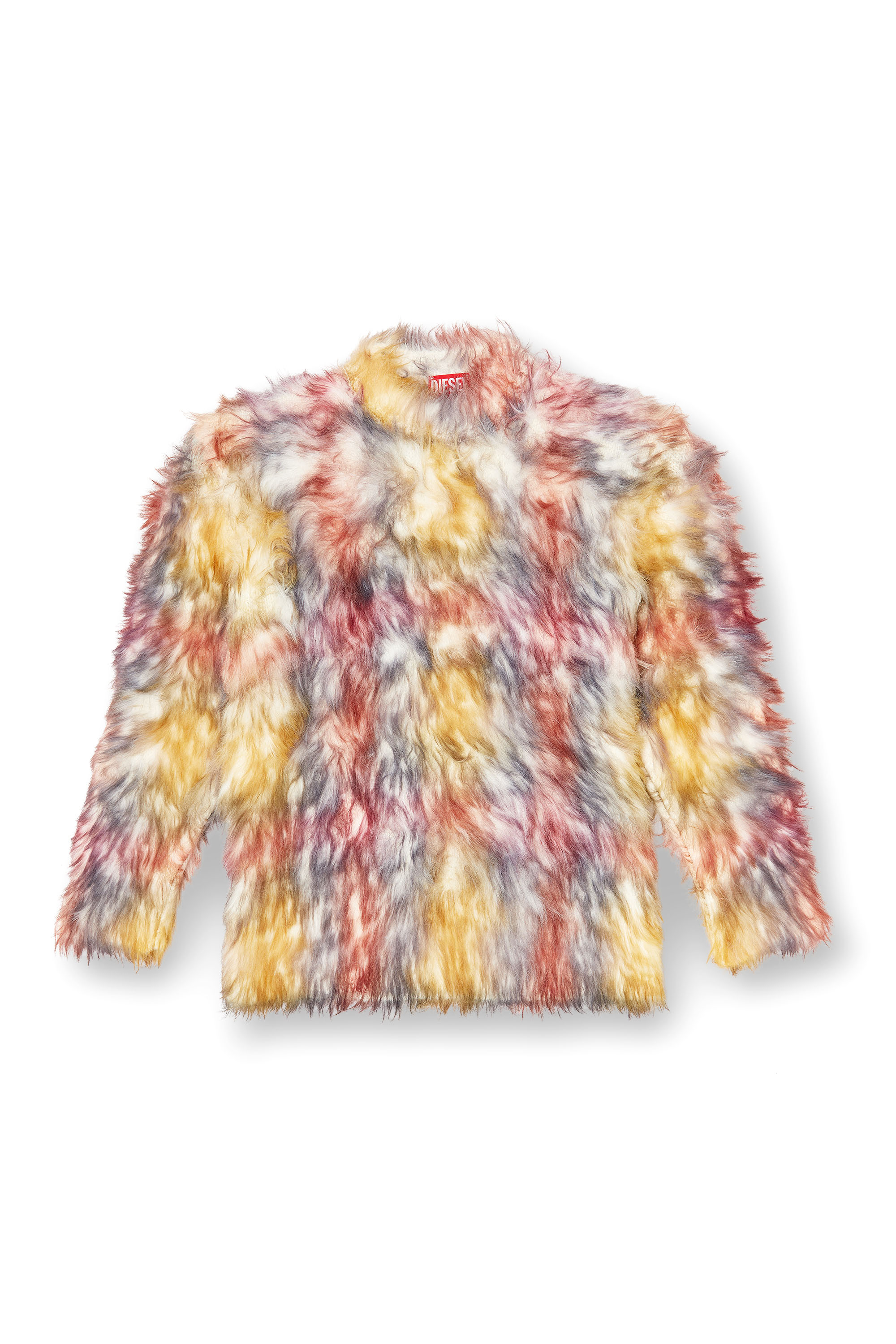 Diesel - M-BERRY, Pull moelleux avec imprimé à carreaux Femme in ToBeDefined - 3