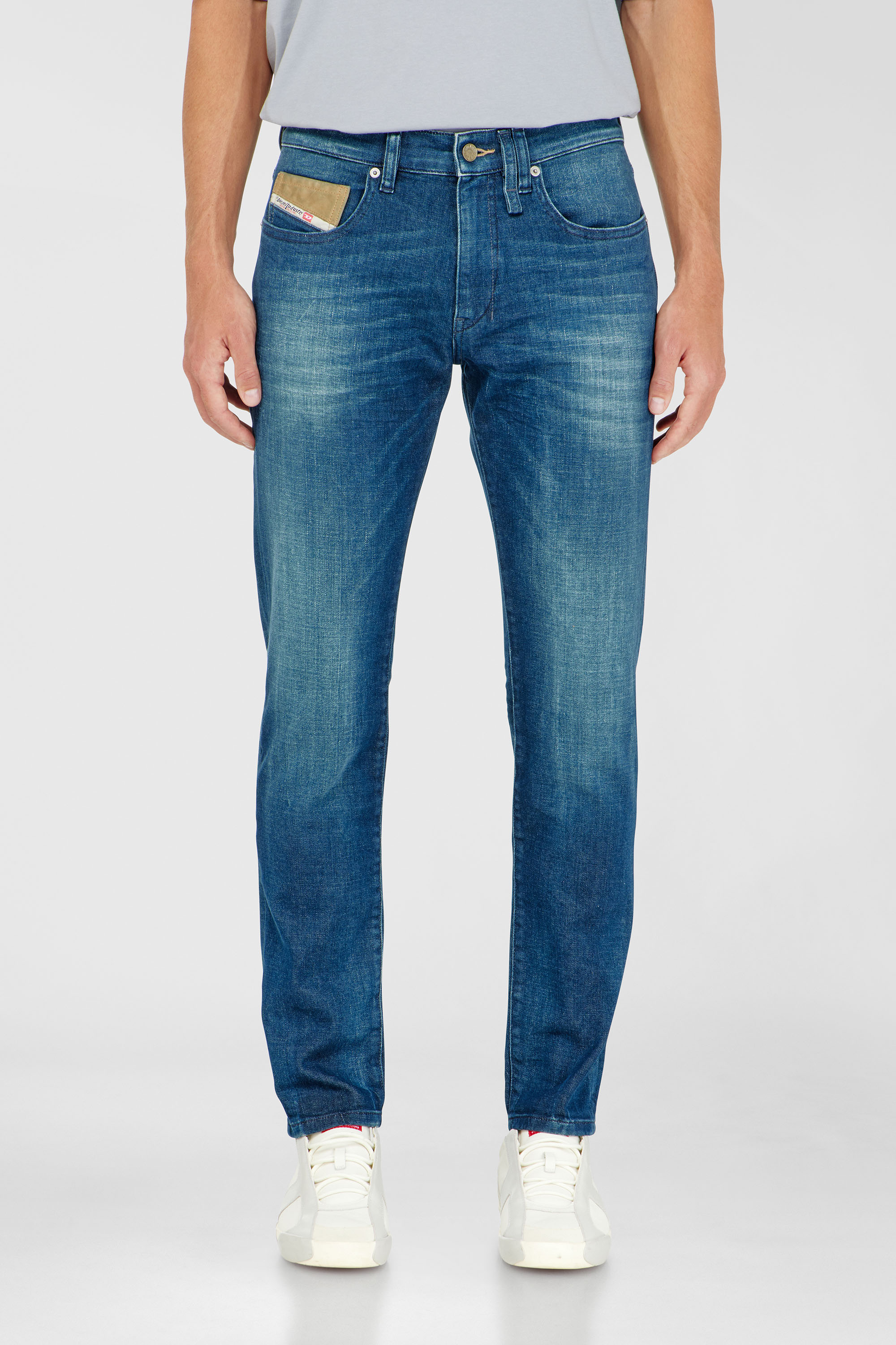 Diesel - Slim Jeans 2019 D-Strukt 0PBBZ Homme, Bleu moyen - Image 4