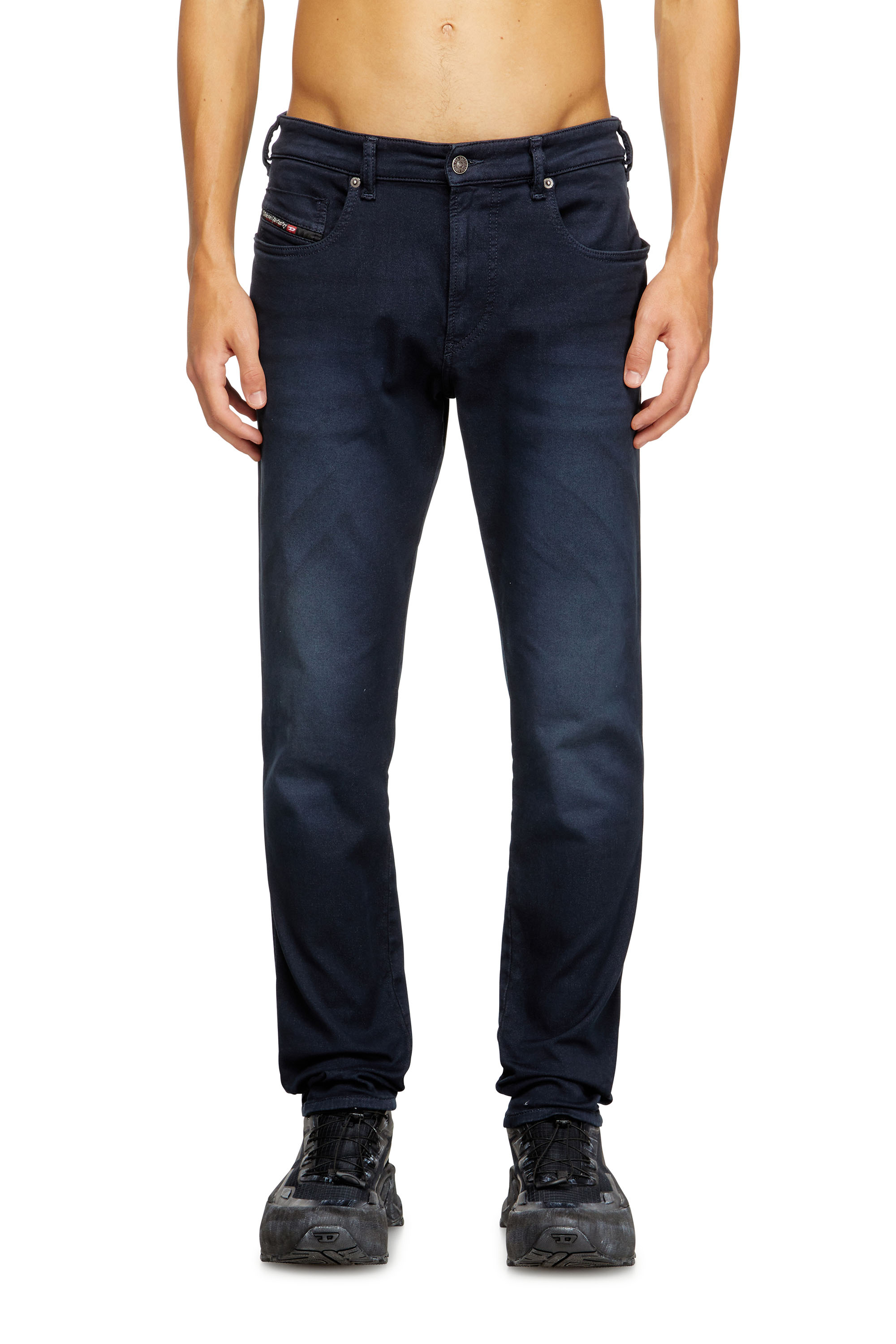 Diesel - Slim 2062 D-Strukt Joggjeans® 0670M Homme, Bleu Foncé - Image 3