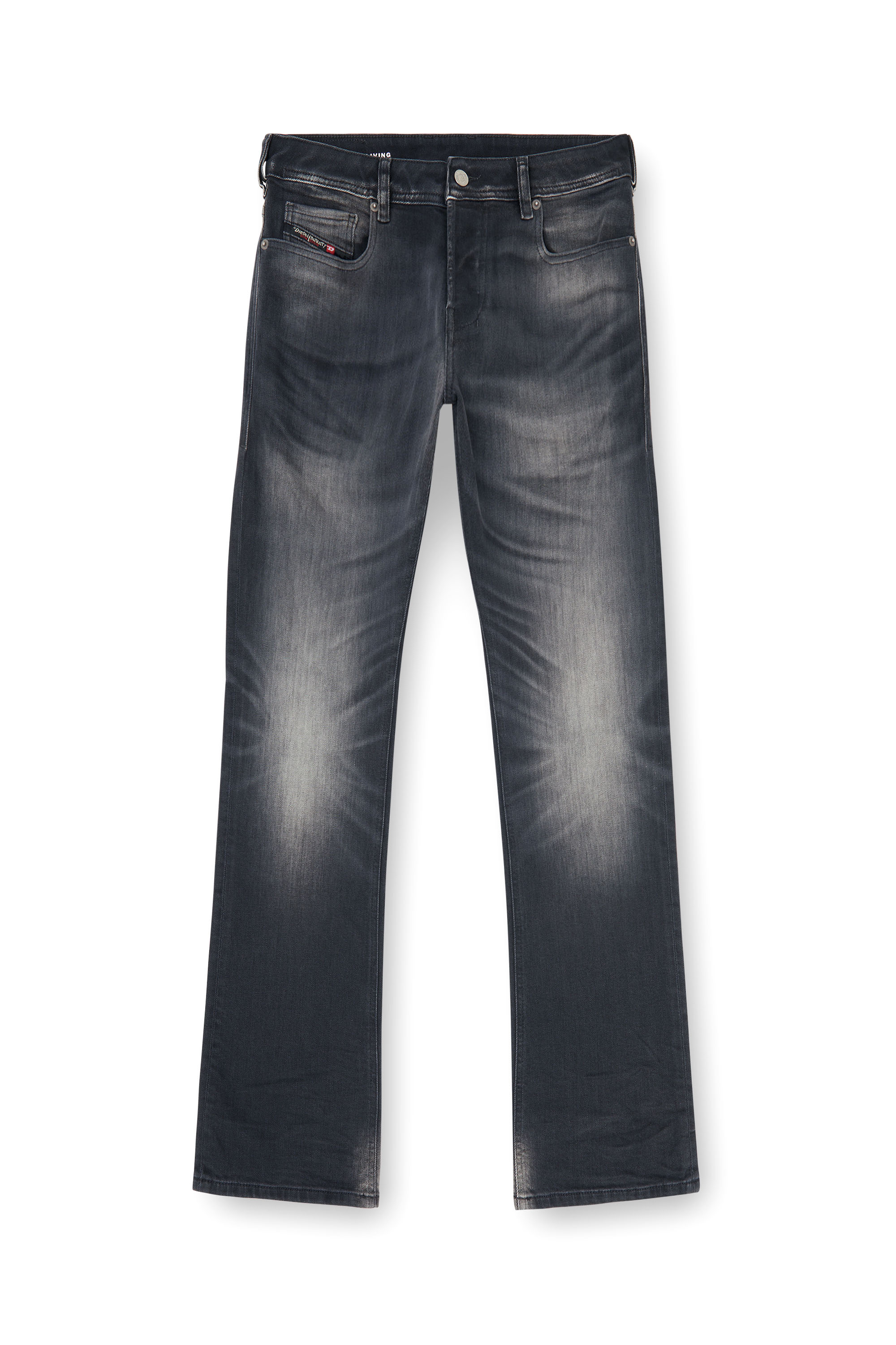 Diesel - Bootcut Jeans 2007 Zatiny 09P38 Homme, Noir/Gris fonc&eacute; - Image 3
