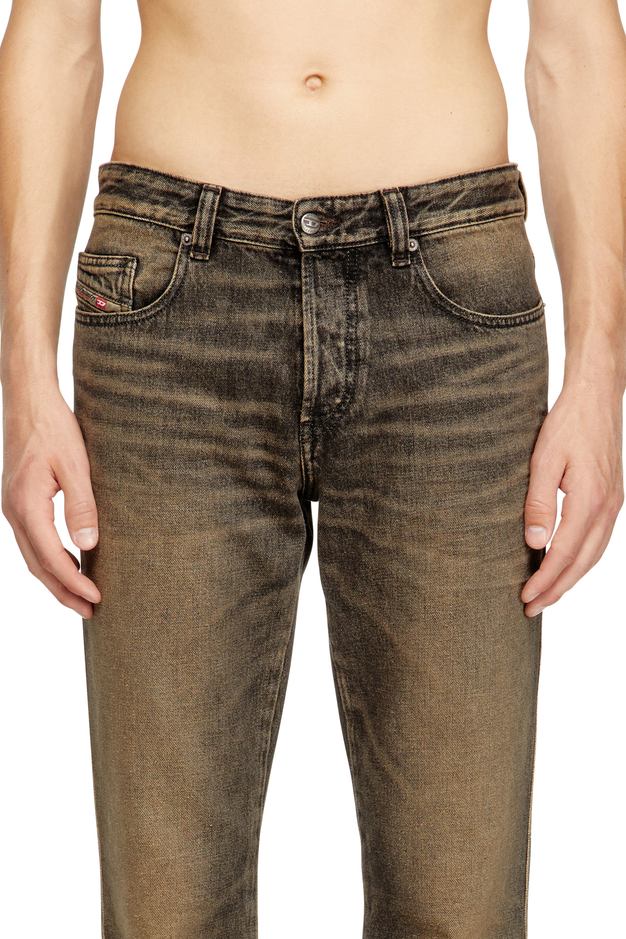 Diesel - Bootcut Jeans 1998 D-Buck 007AX Homme, Noir/Gris foncé - Image 3