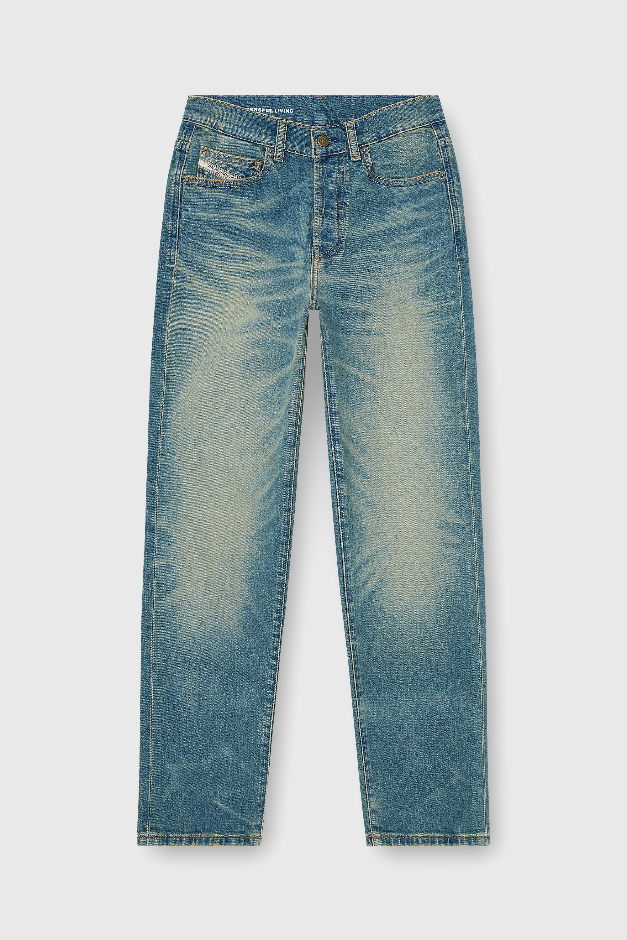 Diesel - Regular Jeans 1981 D-Went 0KBBP Femme, Bleu moyen - Image 2