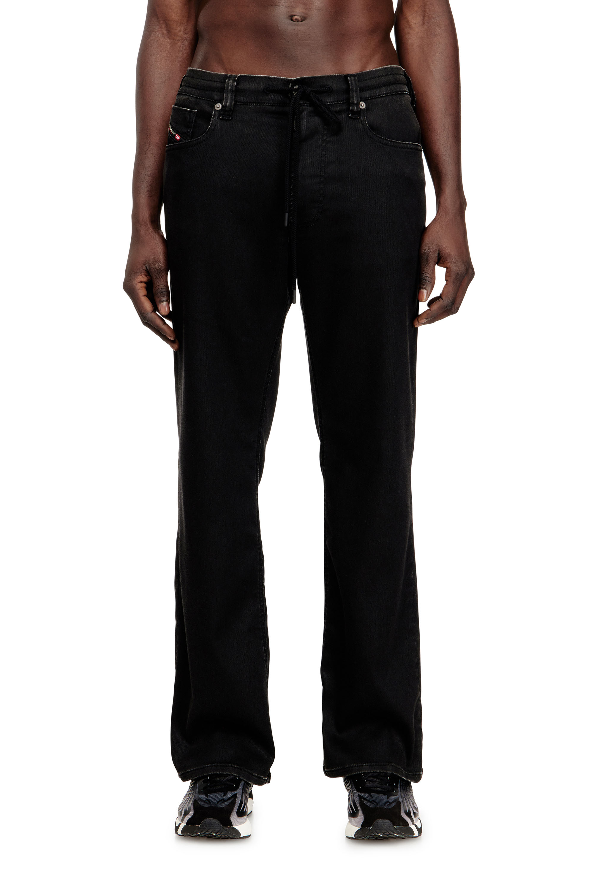 Diesel - Relaxed 2080 D-Reel Joggjeans® 09N90 Homme, Noir/Gris foncé - Image 1