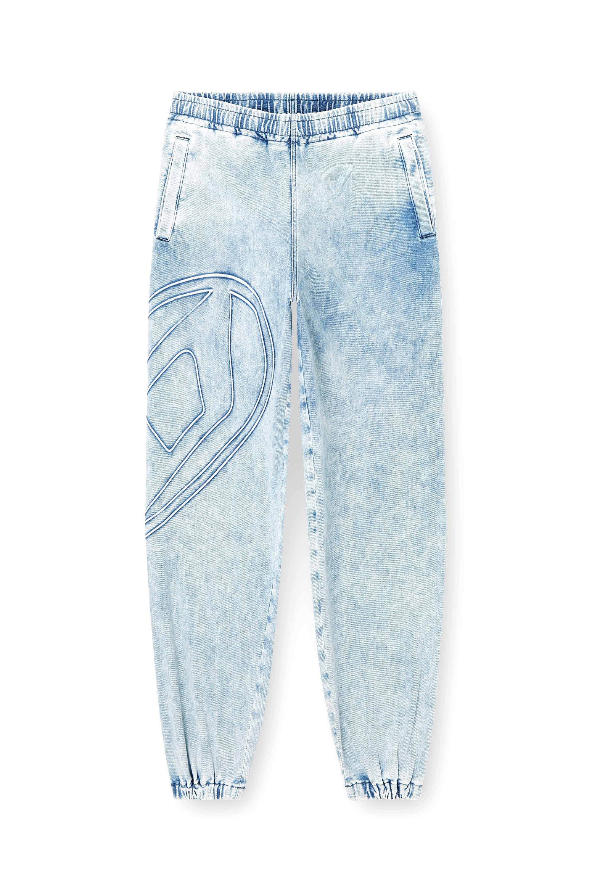 Diesel - Slim D-Pint Track Denim 0ABCN Mixte, Bleu Clair - Image 4