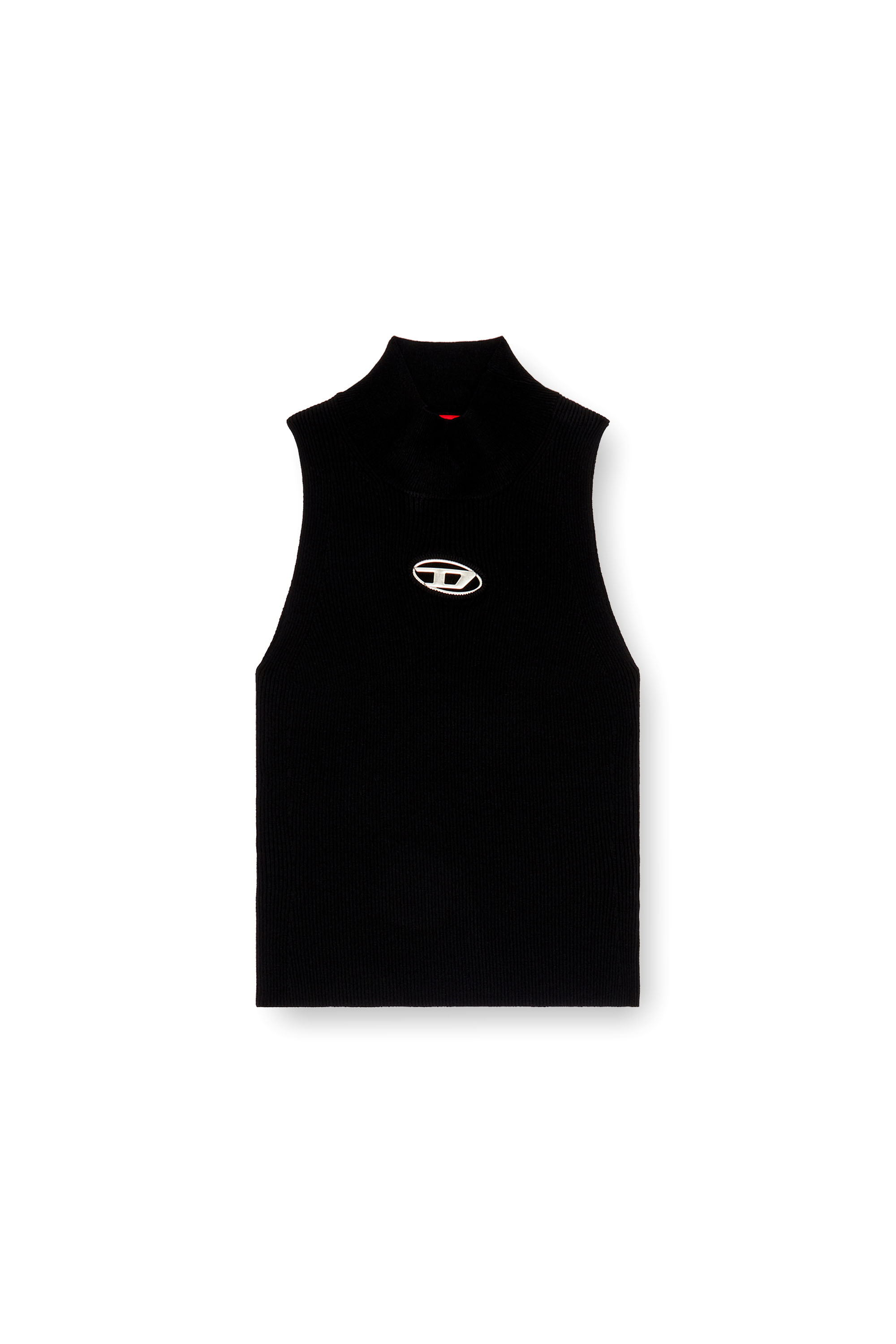 Diesel - M-ONERVAX-TOP, Top à col roulé en maille côtelée Femme in Polychrome - 2