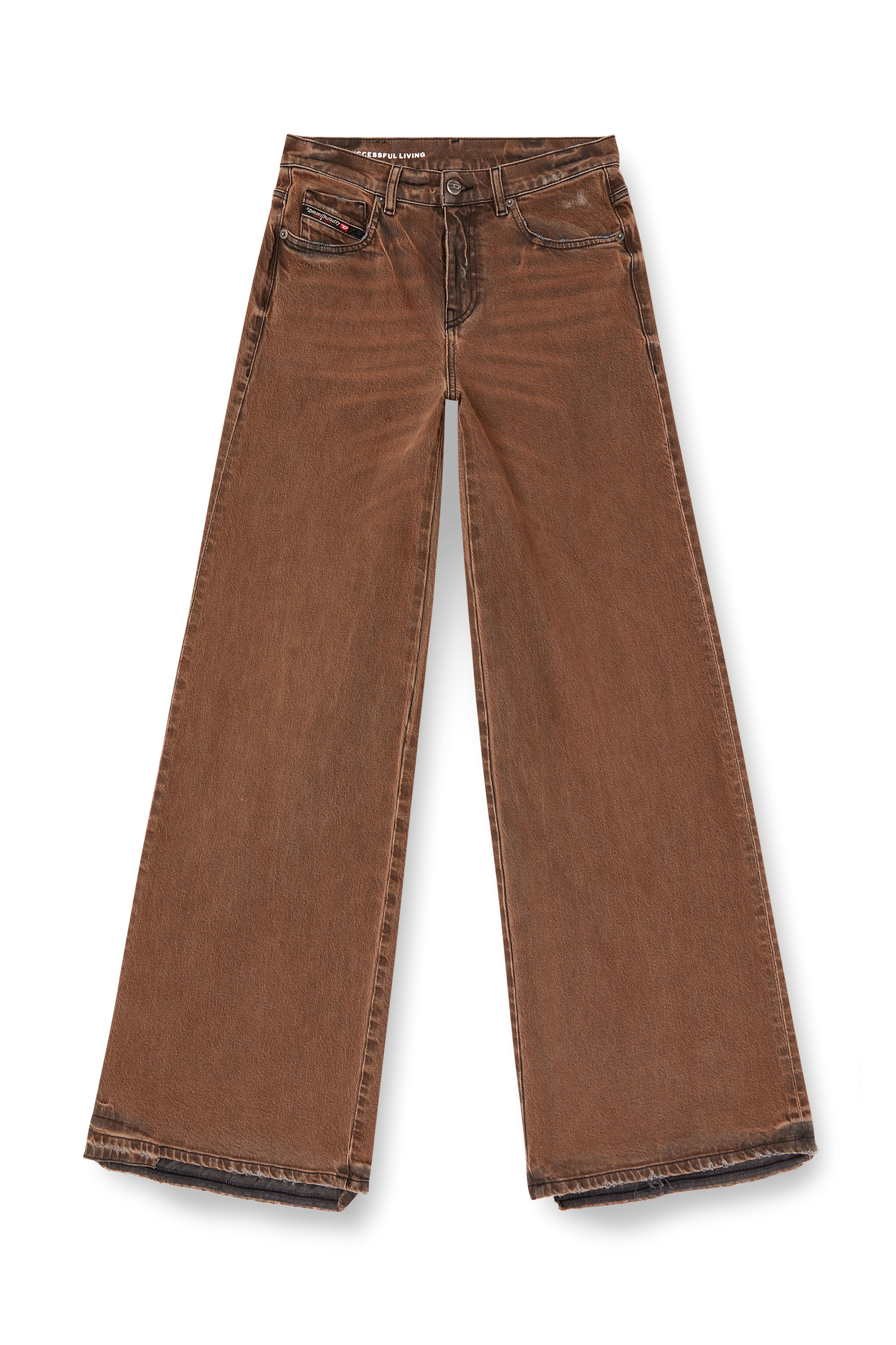 Diesel - Flare Jeans 1978 D-Akemi 09L24 Femme, Marron - Image 3