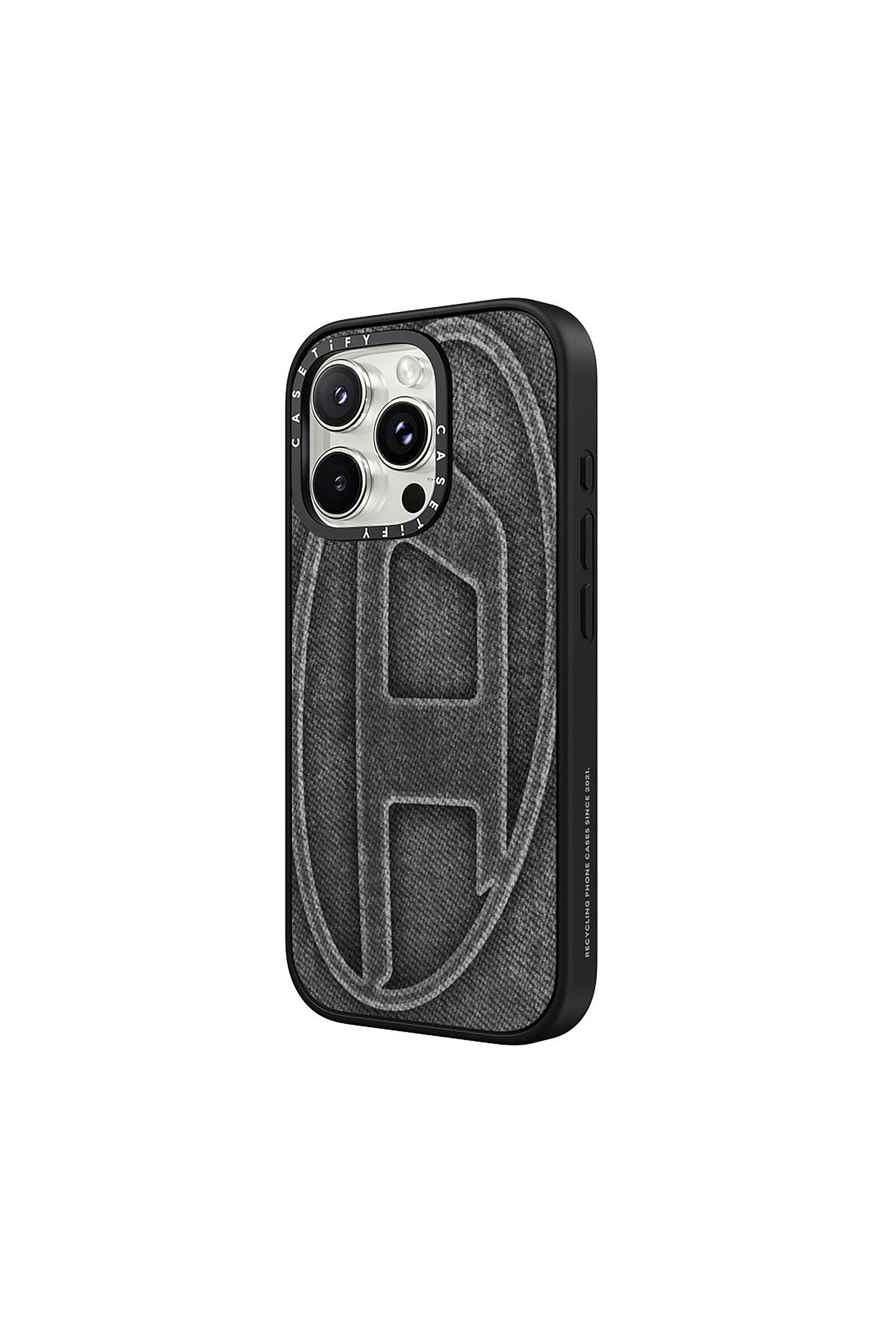 Diesel - 60577 MOULDED CASE, Unisex's Oval D impact case for iPhone 16 Pro in Black - 2