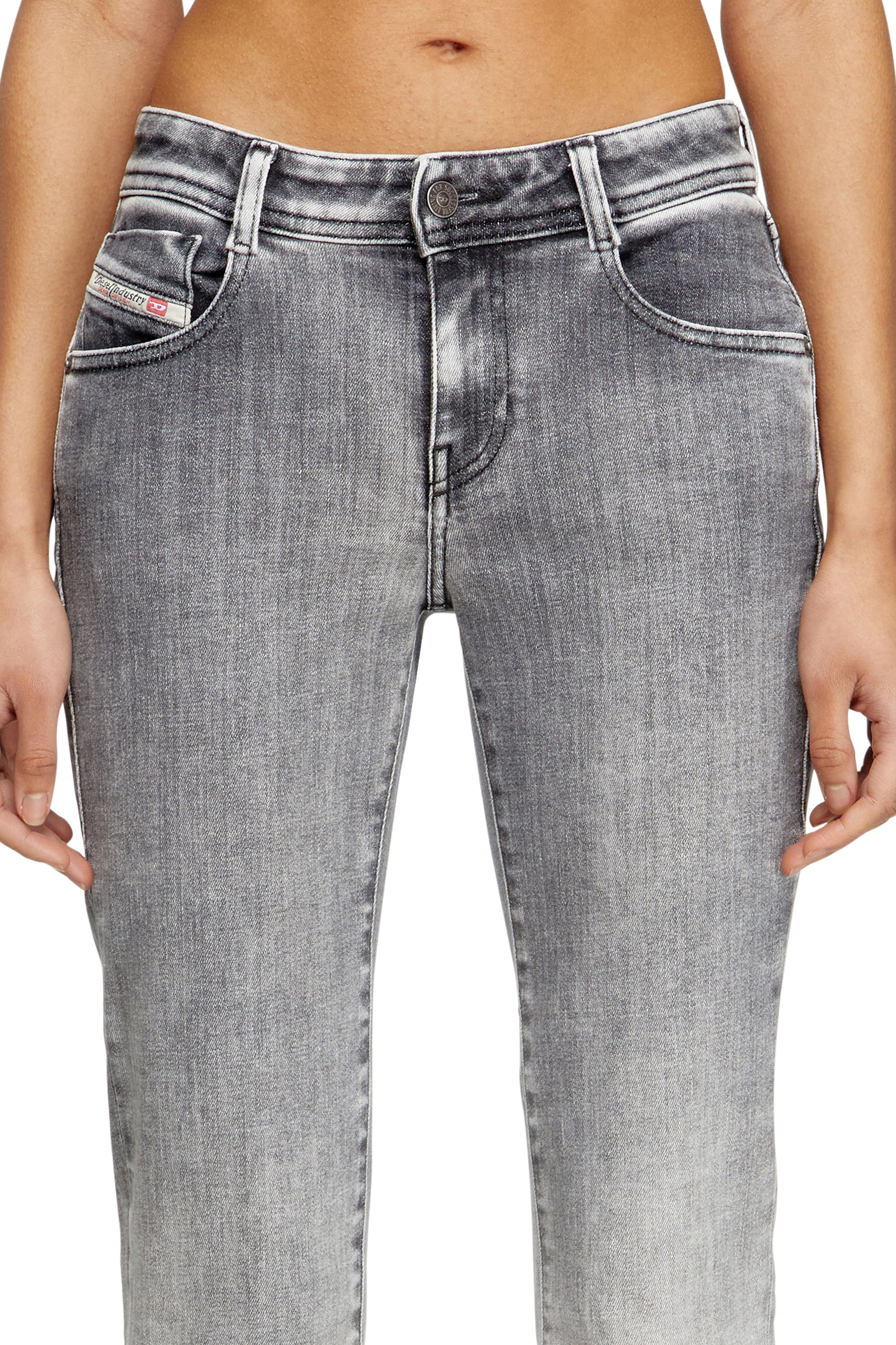 Diesel - Bootcut Jeans 1969 D-Ebbey 09K53 Femme, Gris Clair - Image 5