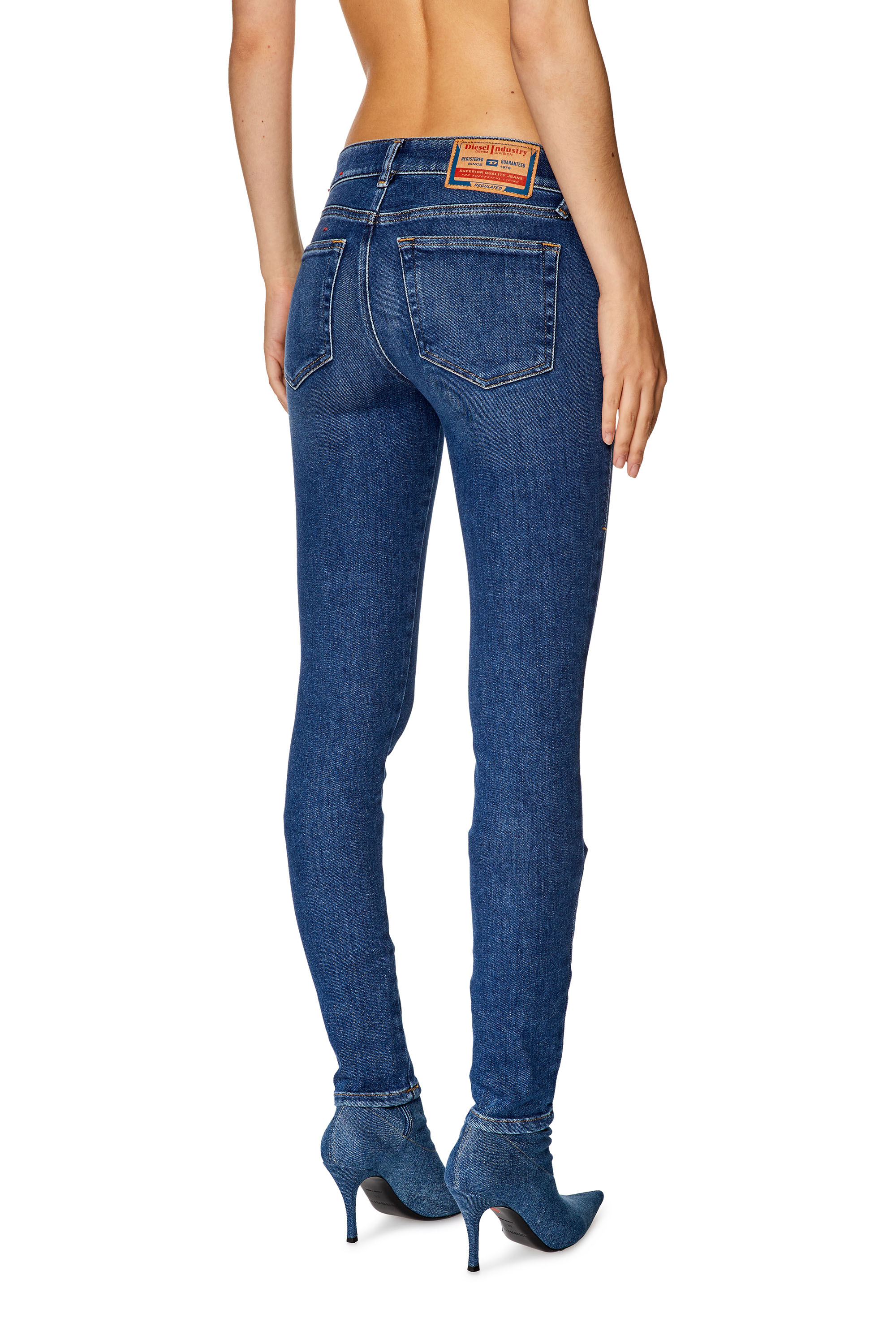 Diesel - Super skinny Jeans 2018 Slandy-Low 09F86, Medium blue - Image 2