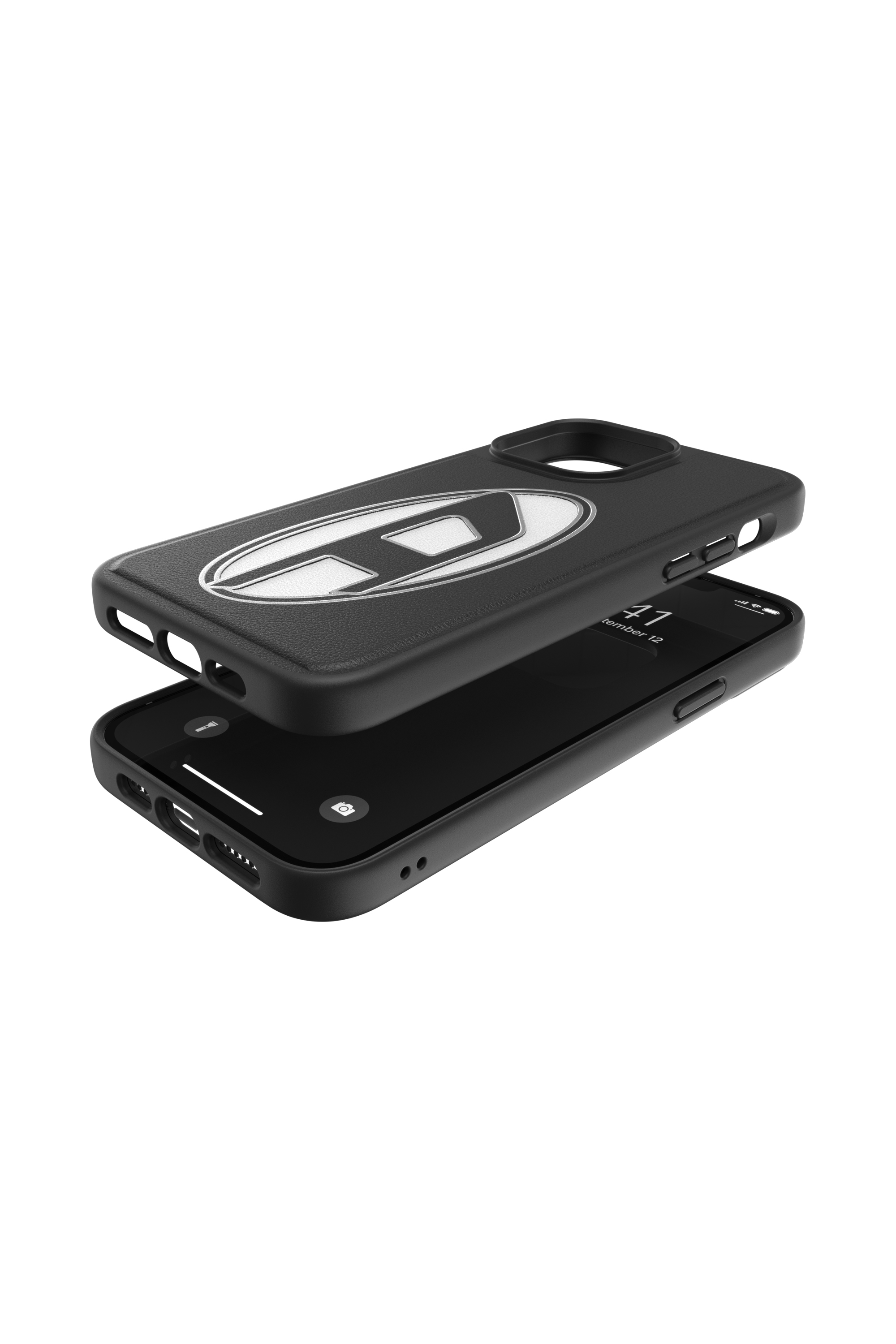 Diesel - 48873 STANDARD CASE, Coque moul&eacute;e pur iPhone 13 Pro Max Mixte in Noir - 3