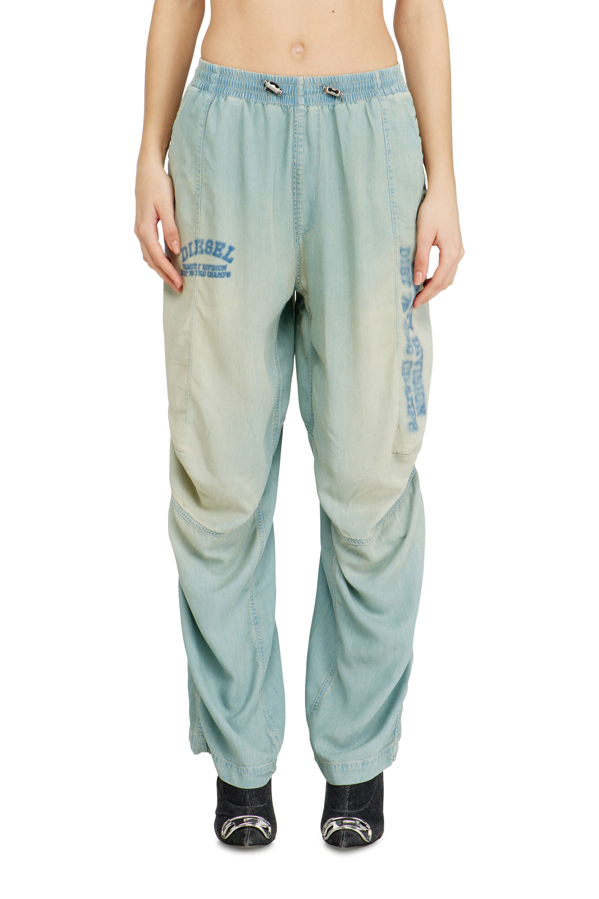 Diesel - Relaxed Jeans D-Pari 0ADCF Mixte, Bleu Clair - Image 4