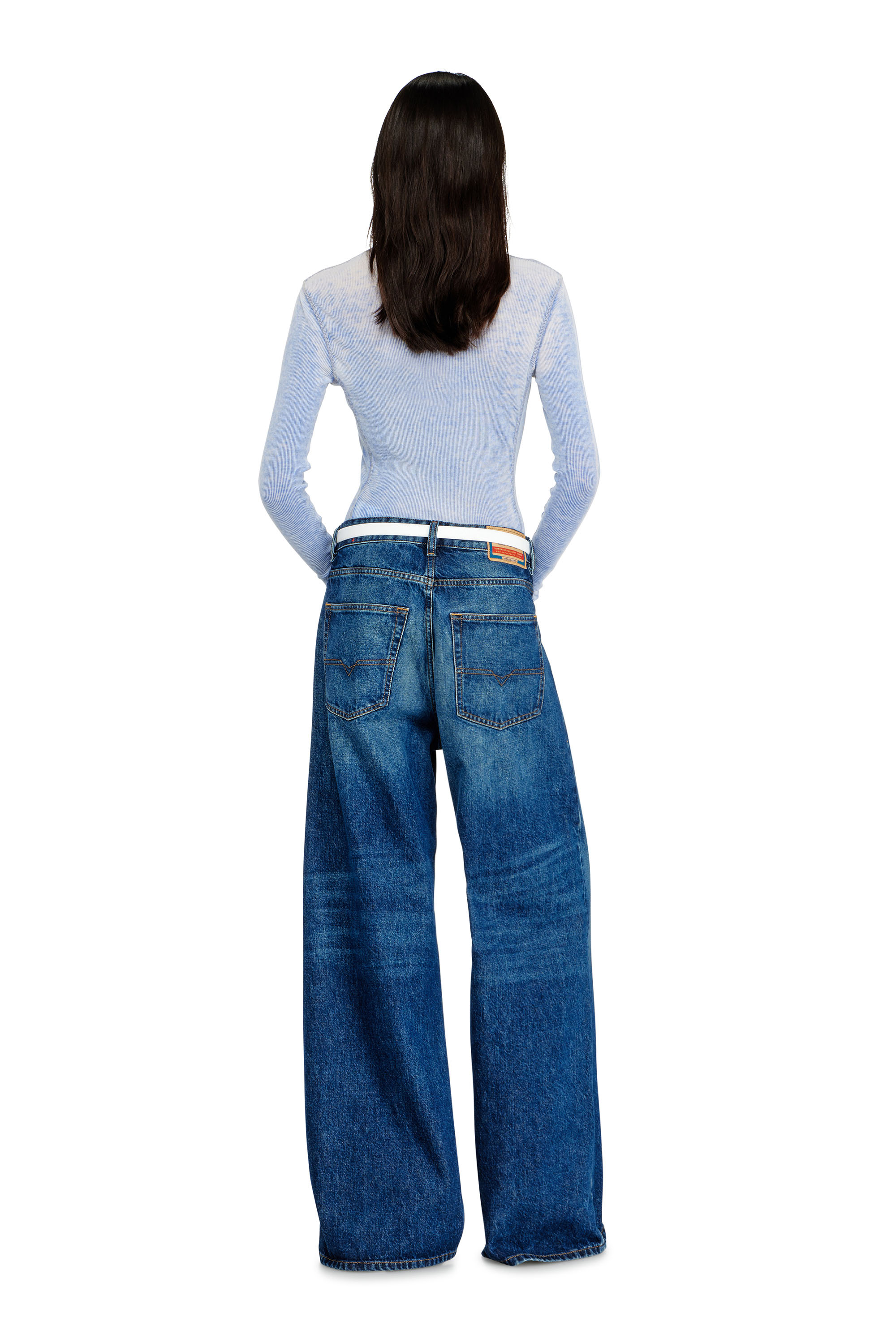 Diesel - Relaxed Jeans 1996 D-Sire 09I27 Mixte, Bleu Fonc&eacute; - Image 3