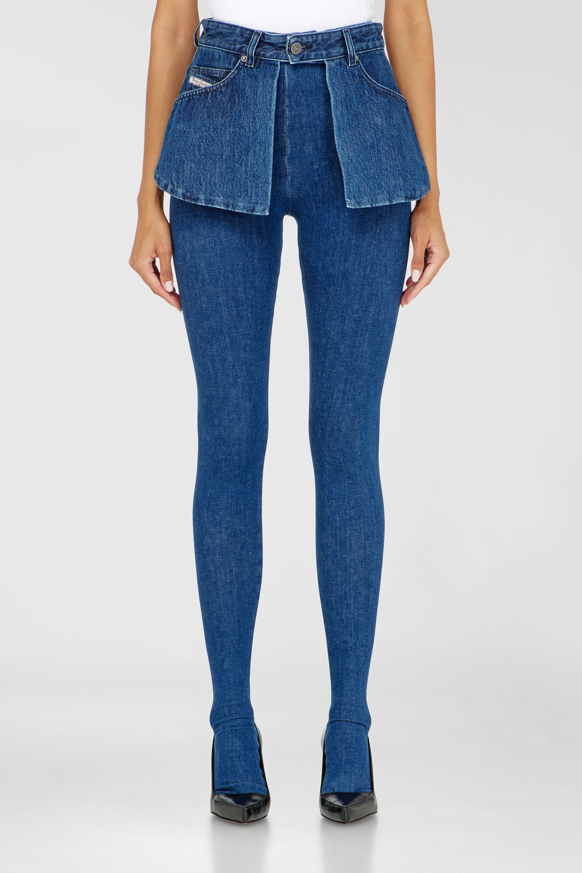 Diesel - Skinny Jeans D-Spika 09R31 Femme, Bleu Fonc&eacute; - Image 1