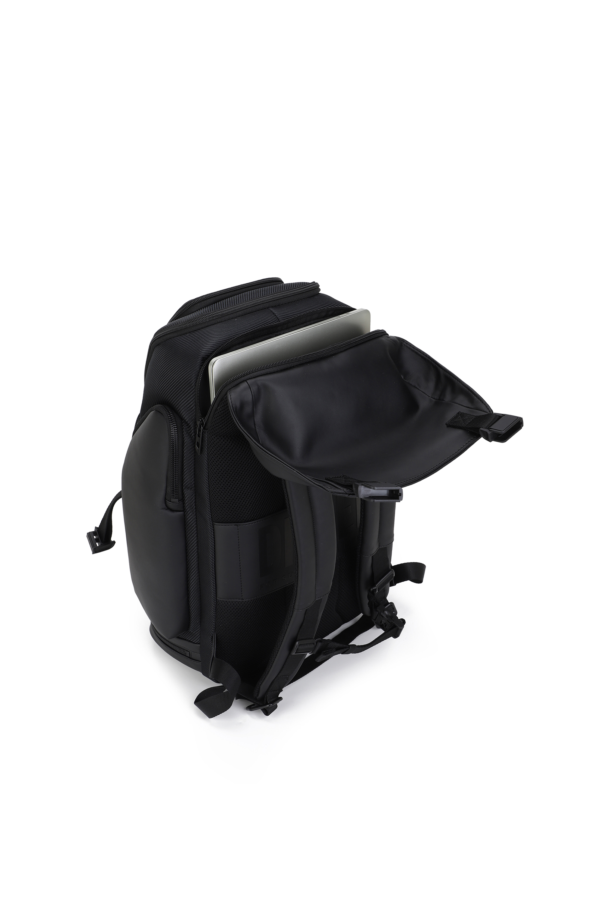 Diesel - DIESEL CARBON FIBER BACKPACK-BLACK  DSB0, Sac &agrave; dos business fonctionnel Mixte in Noir - 6