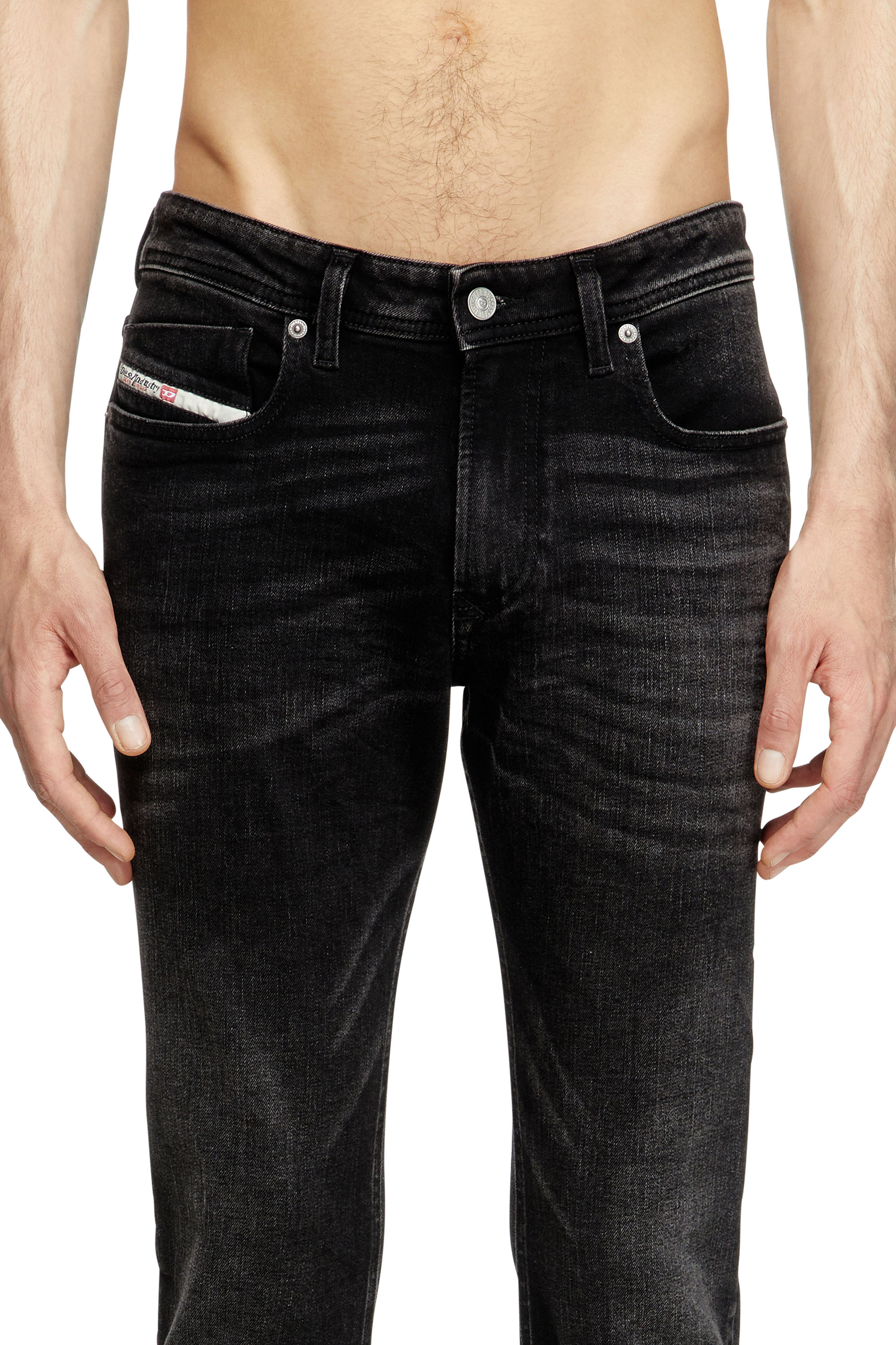 Diesel - Skinny Jeans 1979 Sleenker 0GRDA Homme, Noir/Gris foncé - Image 5