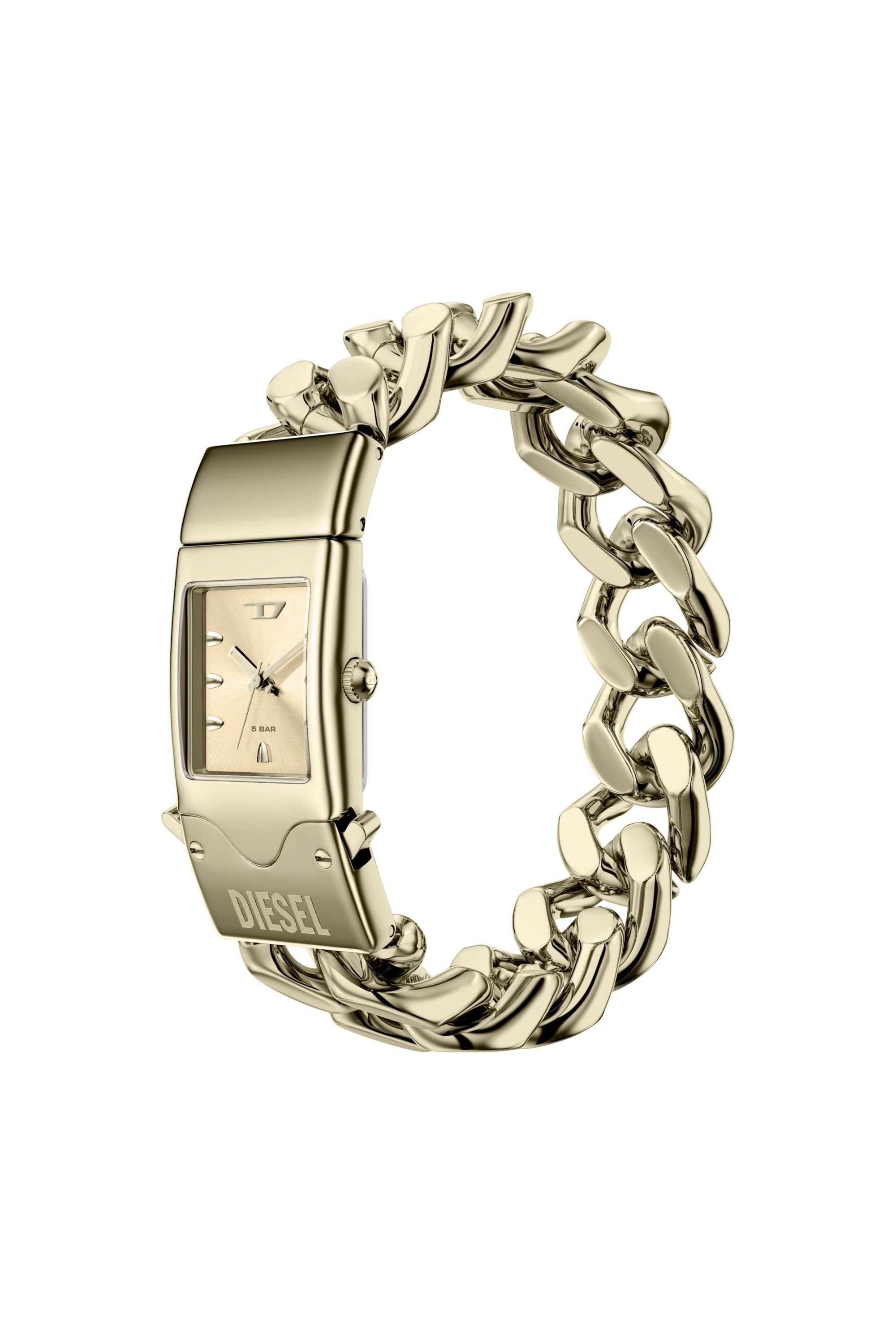 Diesel - DZ2235 WATCH, Montre Closer en acier inoxydable dor&eacute; Homme in Dor&eacute; - 2