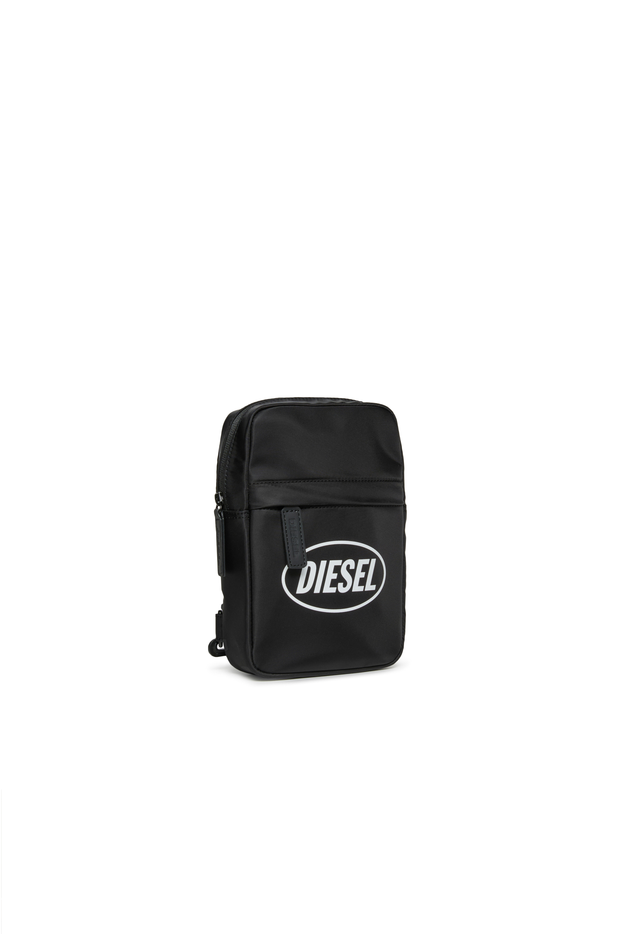 Diesel - WARREN, WARREN Sac en nylon avec impression du logo Homme in Noir - 3