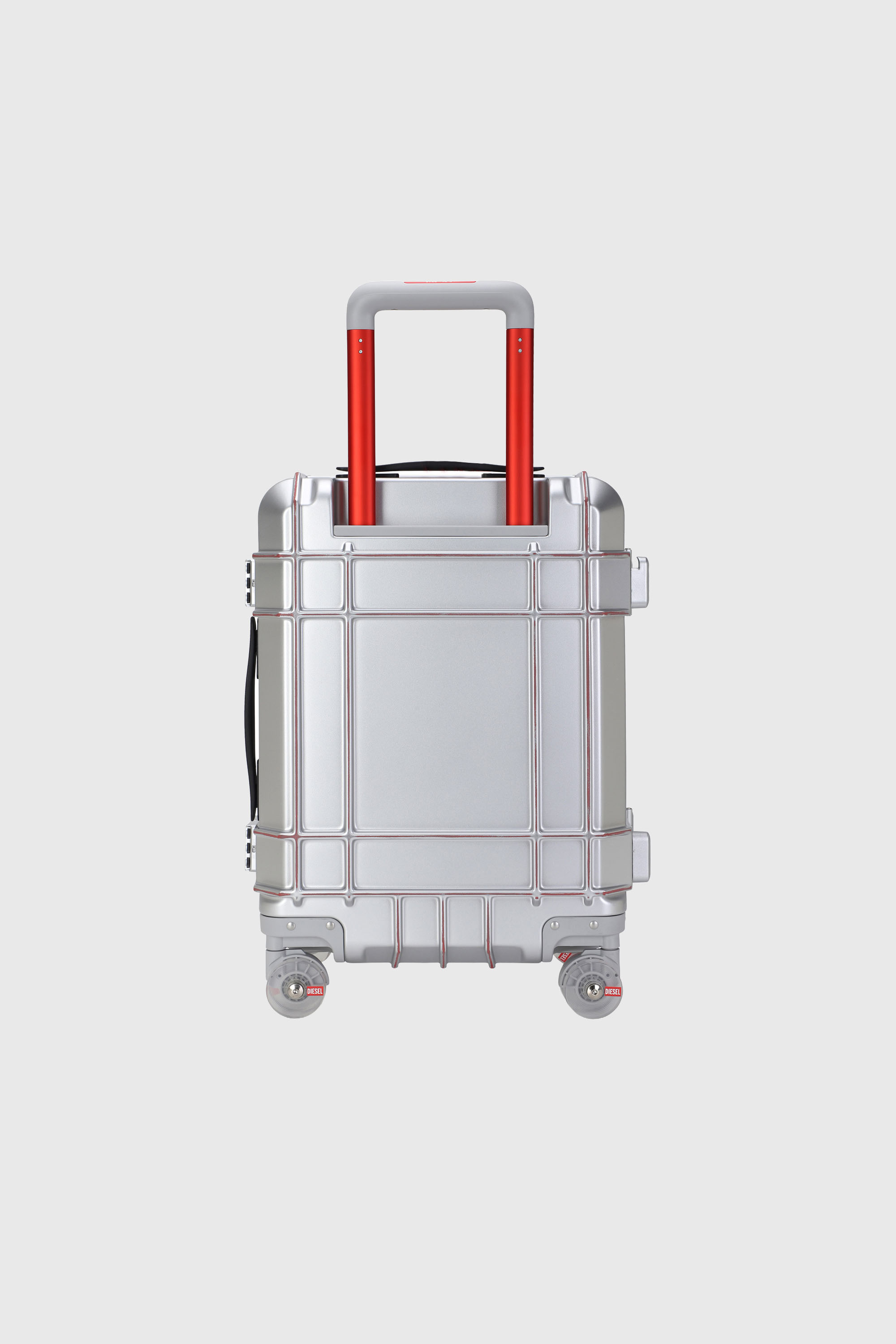 Diesel - DIESEL PC STRONG IMAGE TROLLEY- DSL003, Valise robuste taille S Mixte in Gris argent&eacute; - 3