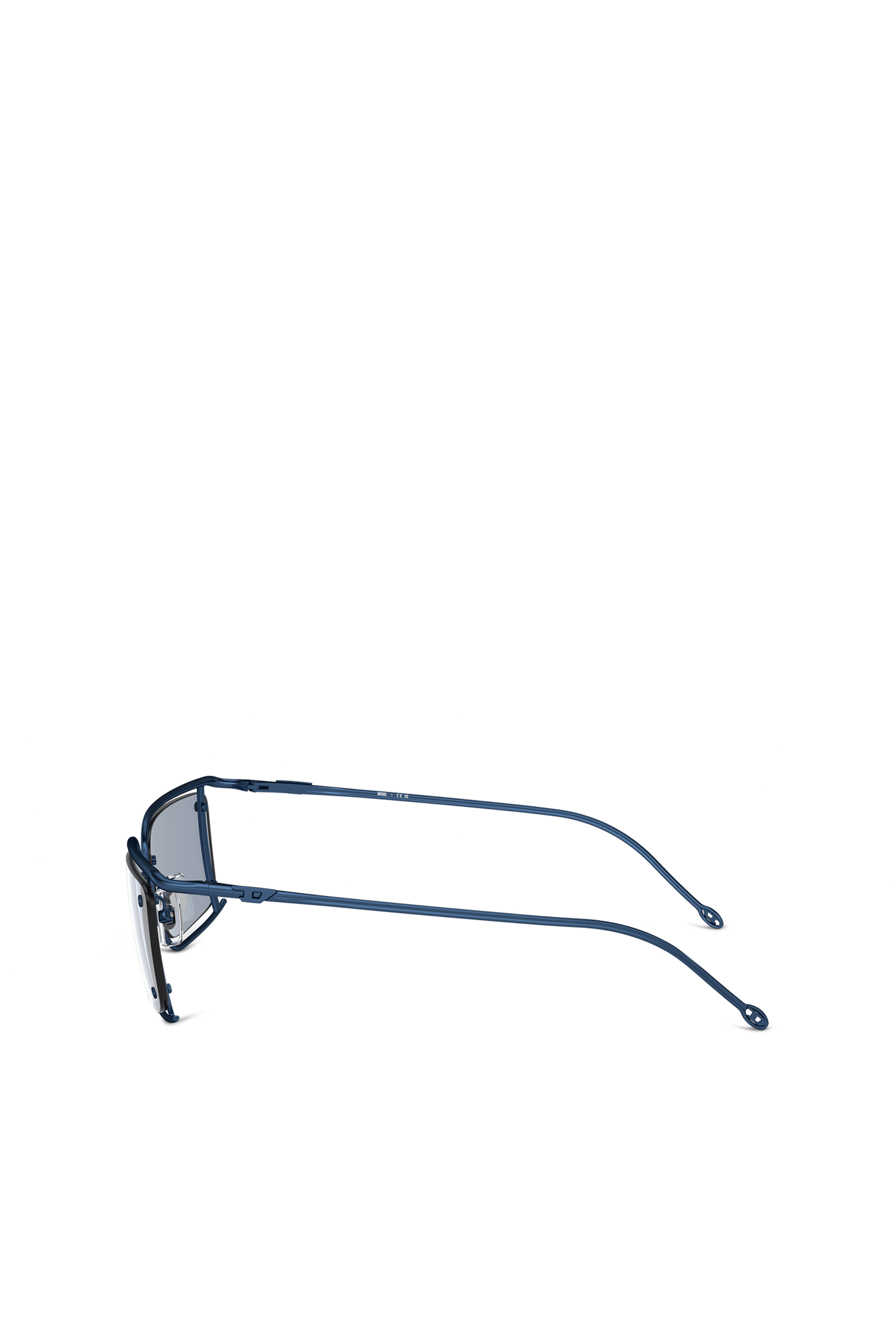 Diesel - 0DL1002, Lunettes de soleil rectangulaires Mixte in Bleu - 2