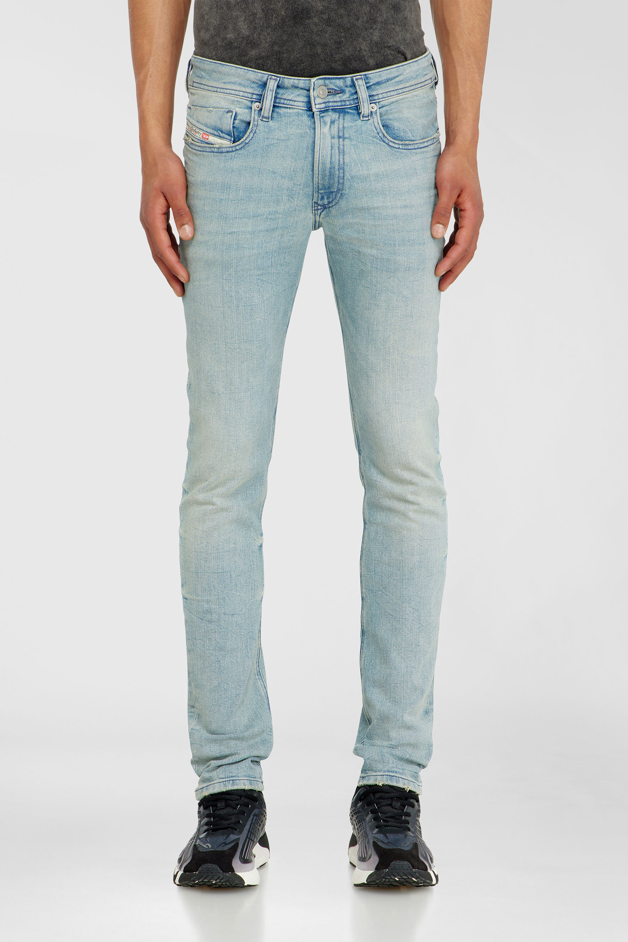Diesel - Skinny Jeans 1979 Sleenker 0KBBF Homme, Bleu Clair - Image 4