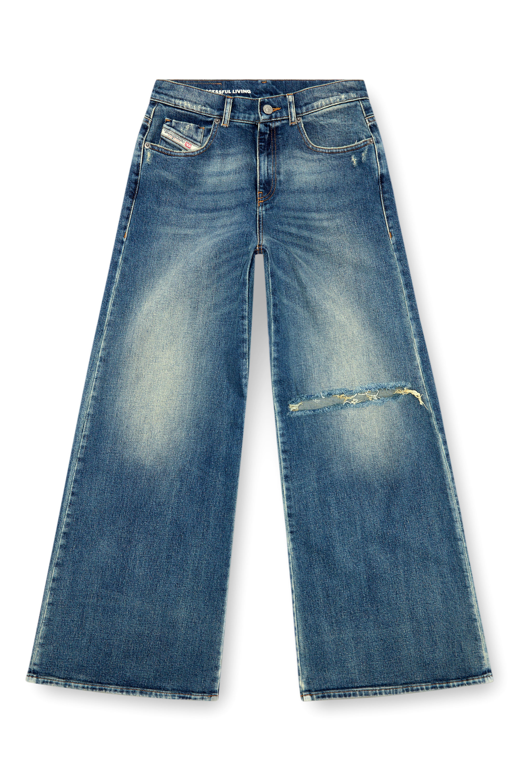 Diesel - Flare Jeans 1978 D-Akemi 007M5 Femme, Bleu moyen - Image 5