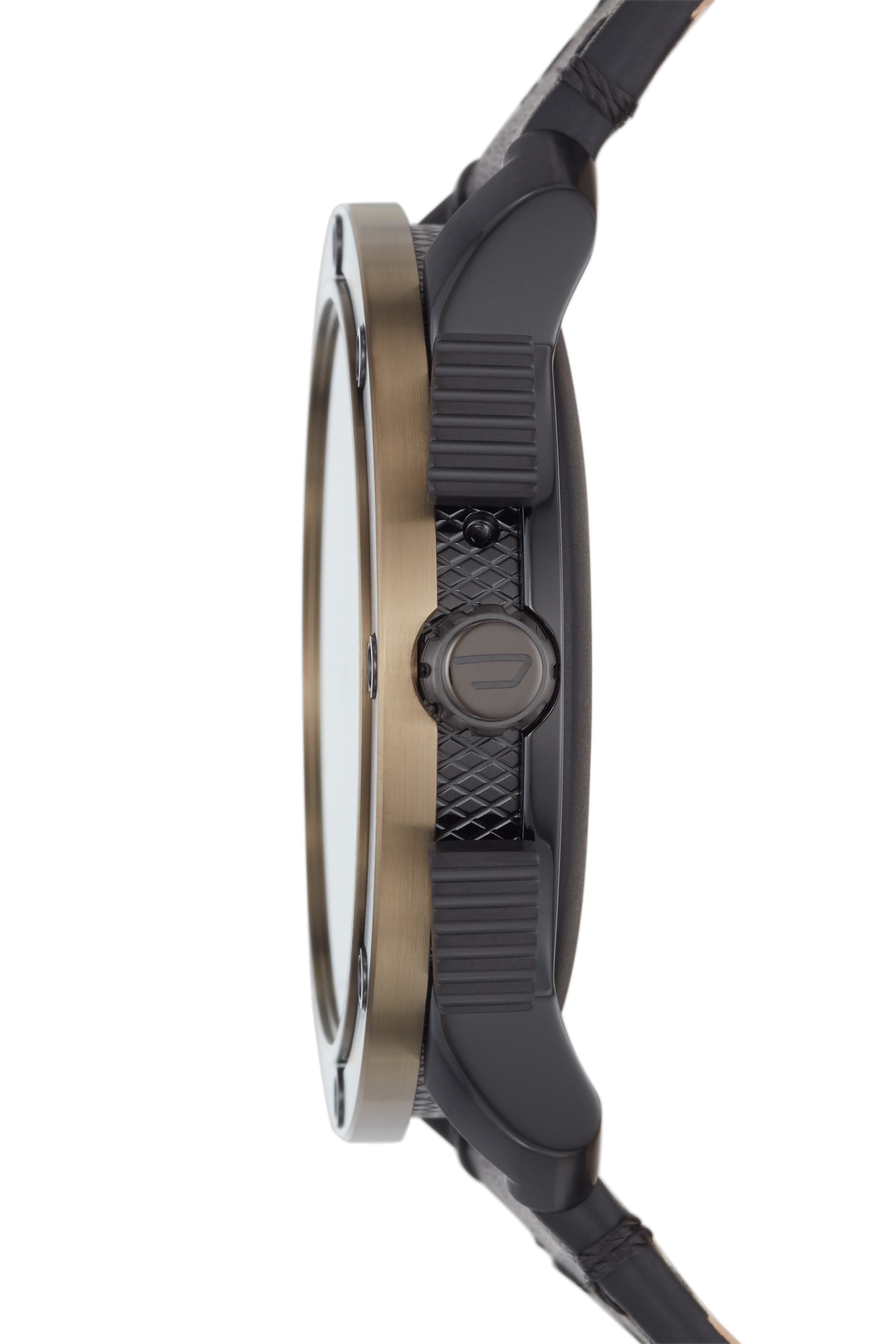 Diesel - DT2016, Montre connectée Axial en cuir noir Homme in Noir - 3