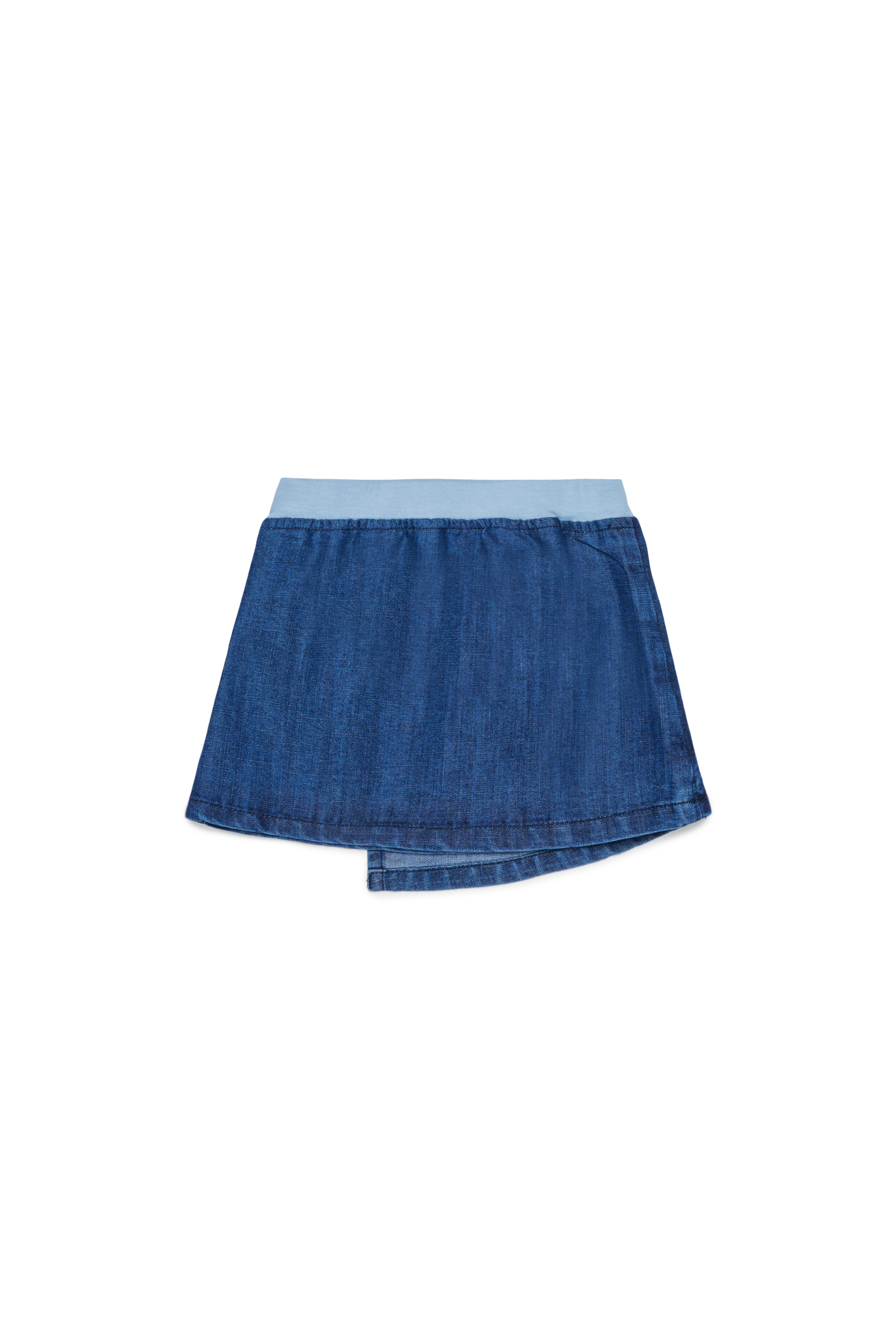 Diesel - GLINIMB, Jupe effet portefeuille en denim Femme in Bleu - 2