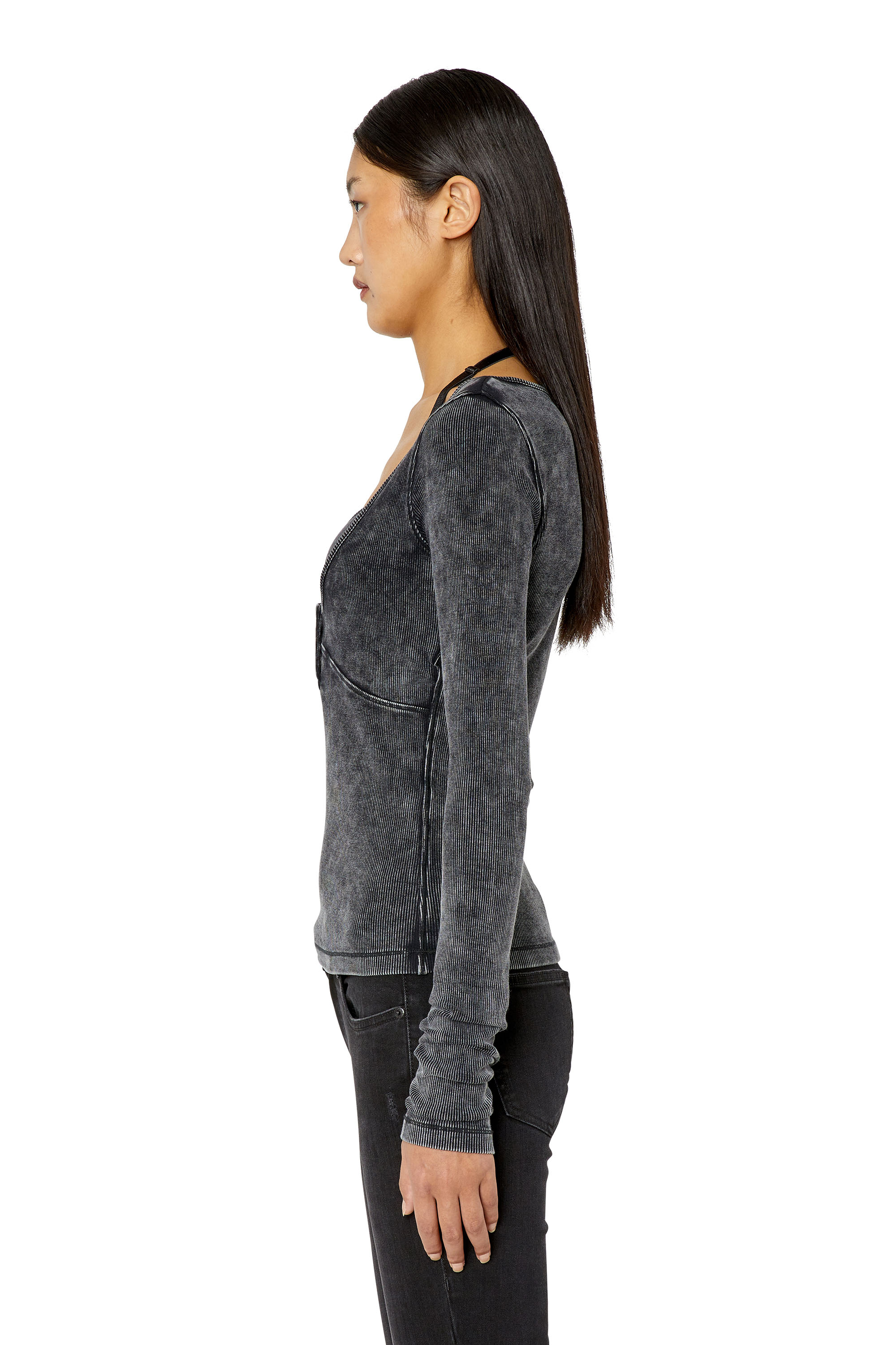 Diesel - T-ANALIE, Black - Image 6