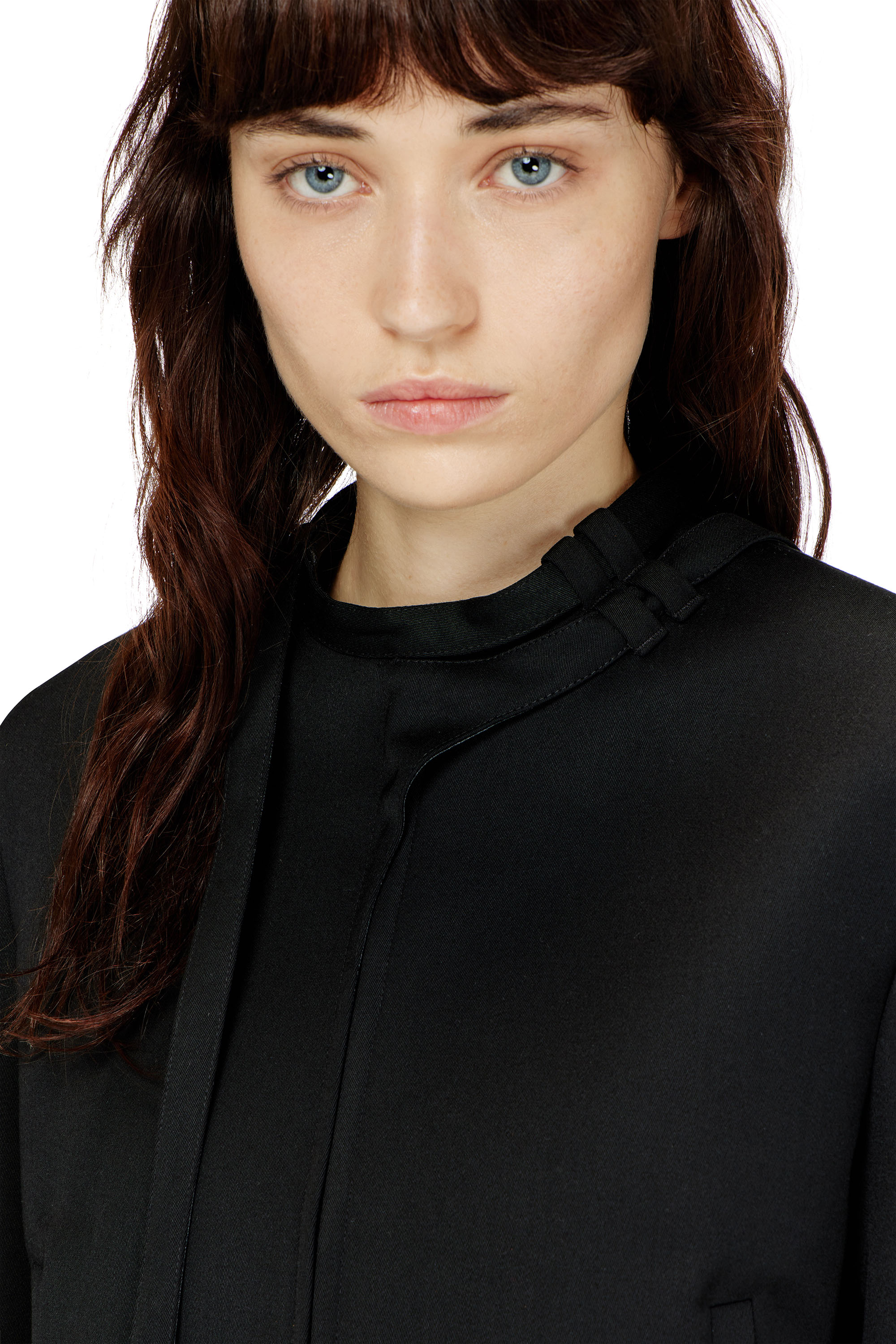 Diesel - G-HAVOC-1, Veste tailleur avec col biker &agrave; sangle Femme in Noir - 5