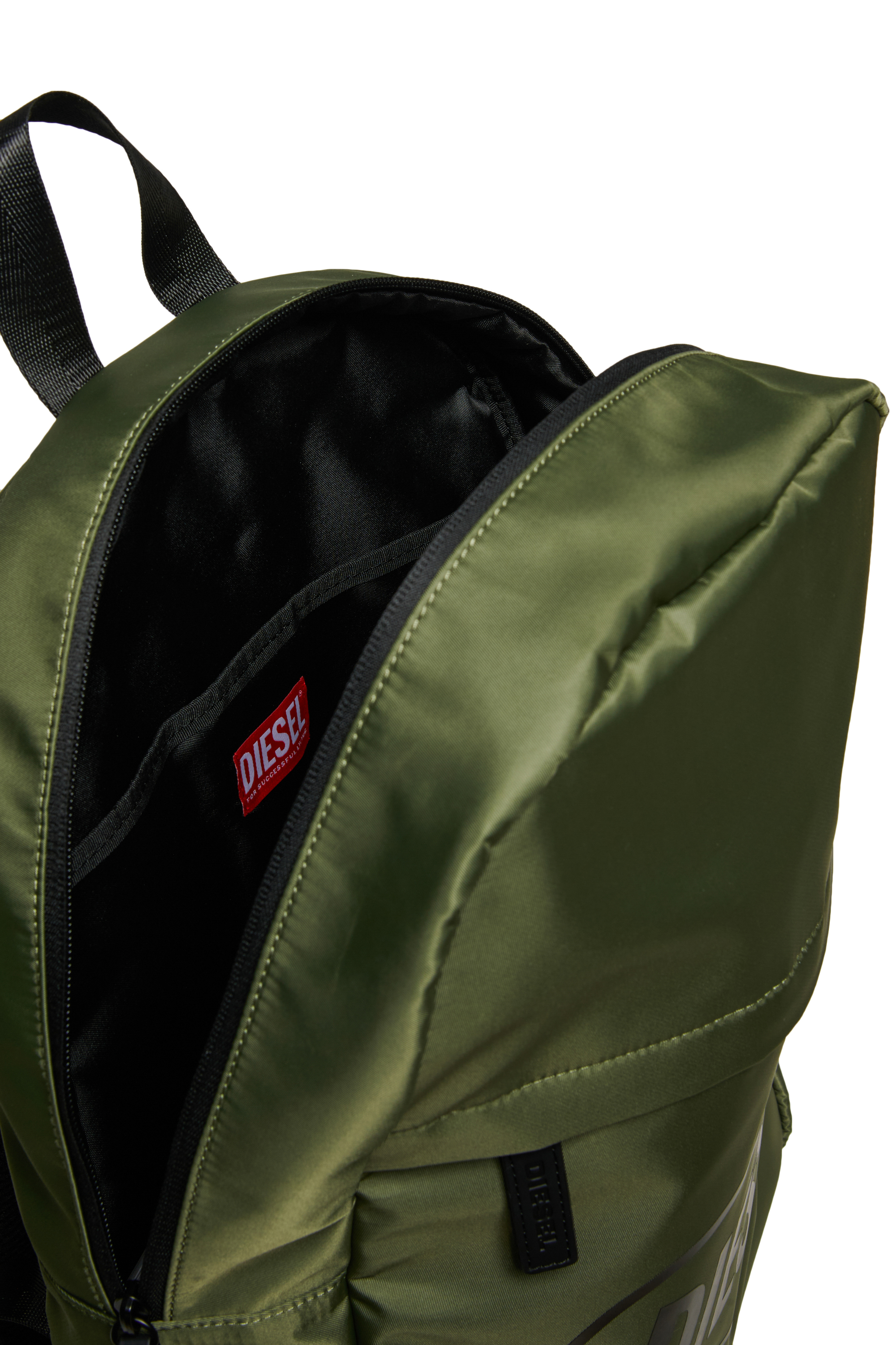 Diesel - WISTY, WISTY Sac à dos en nylon avec logo Homme in Vert - 5