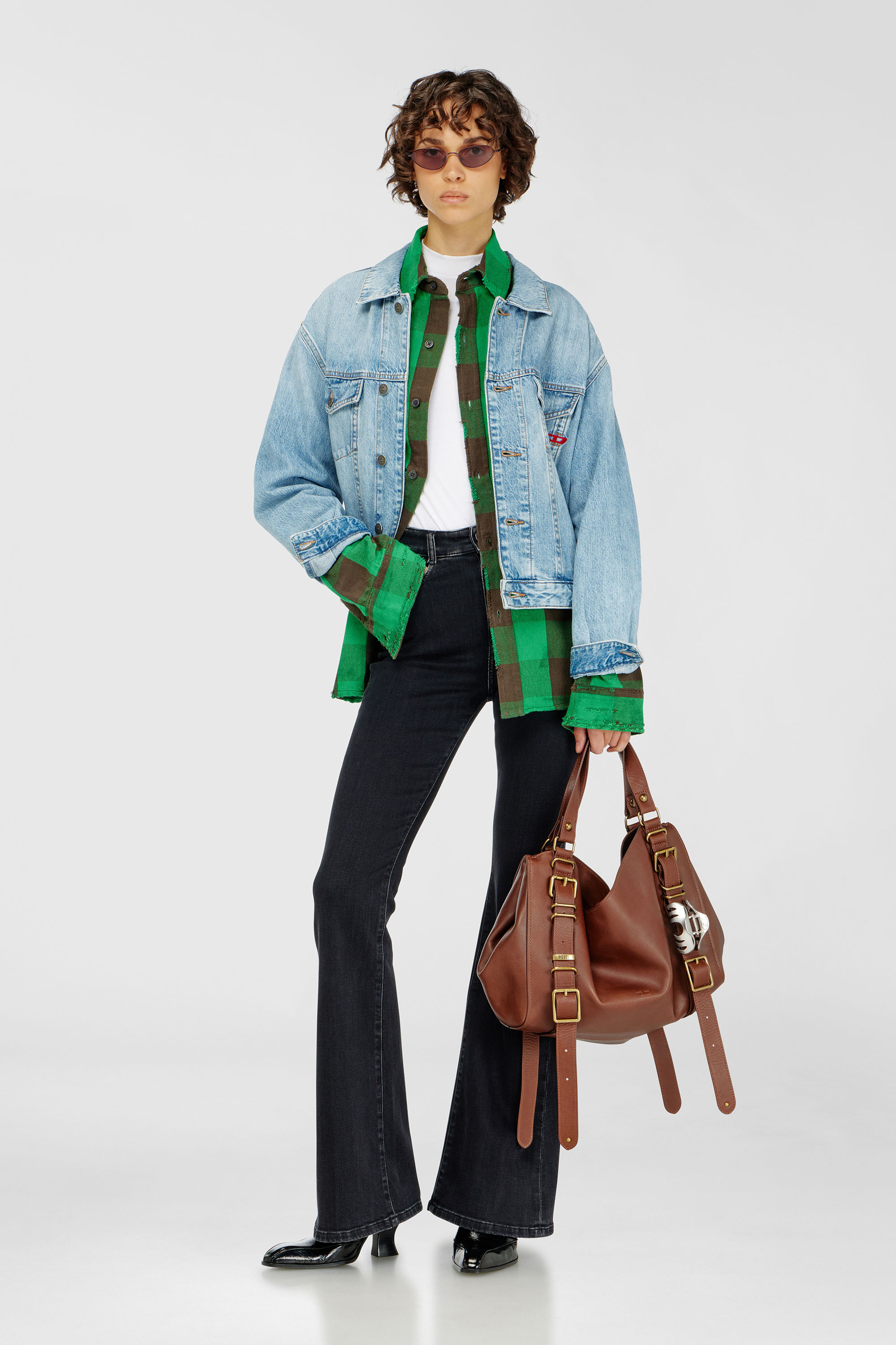 Diesel - D-RANGER, Veste trucker en denim Mixte in Bleu - 7