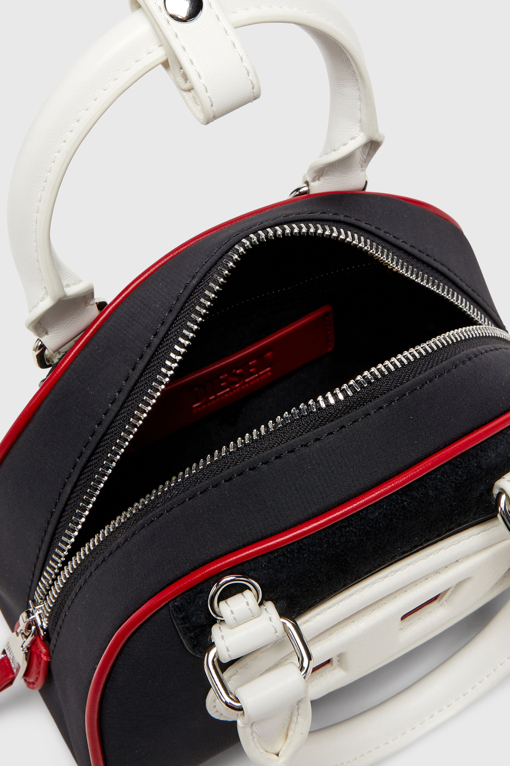Diesel - 1DR DOME CROSSBODY, 1DR Dome-Petit sac bowling color-block Femme in Polychrome - 4