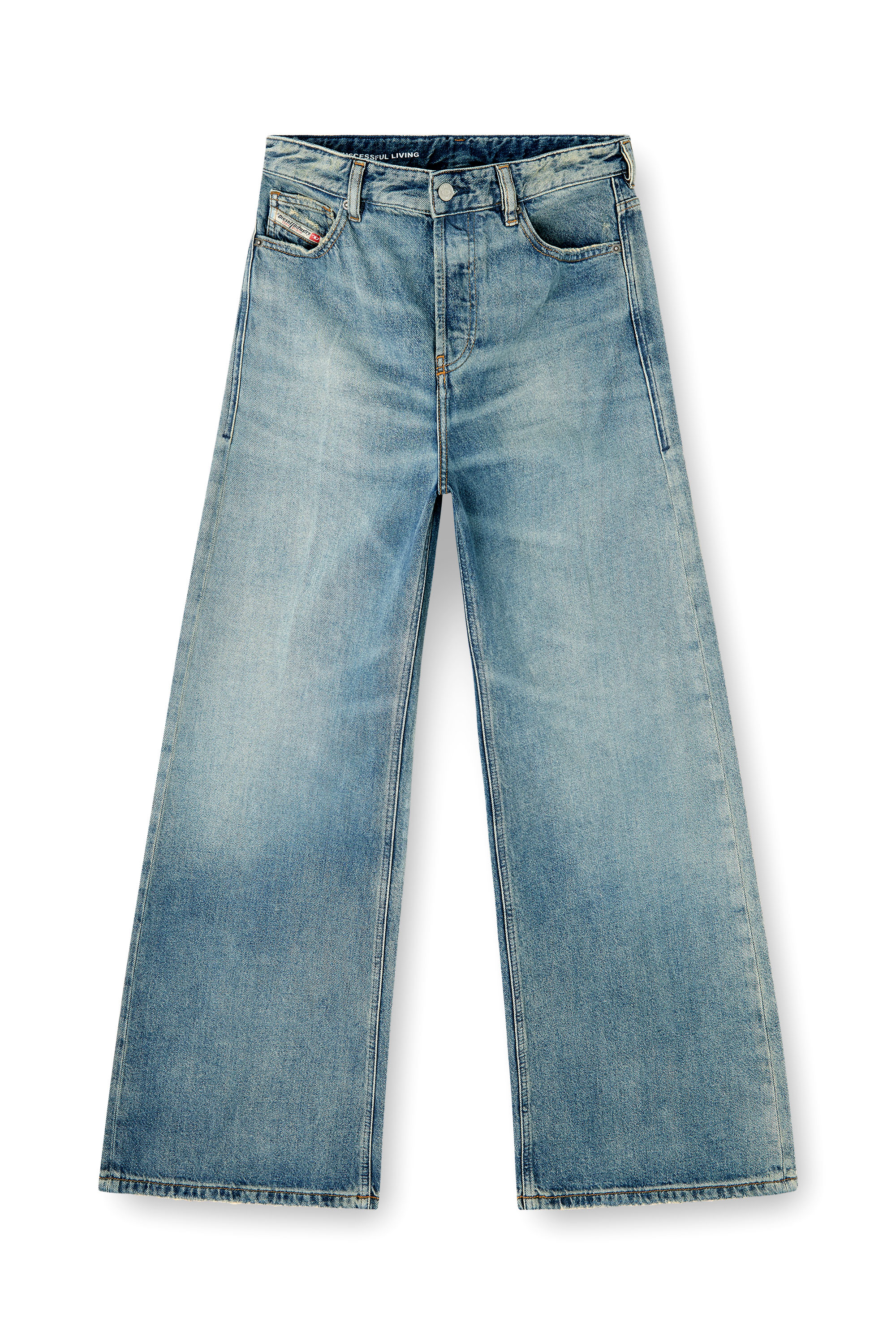 Diesel - Relaxed Jeans 1996 D-Sire 0BEBL Femme, Bleu moyen - Image 3