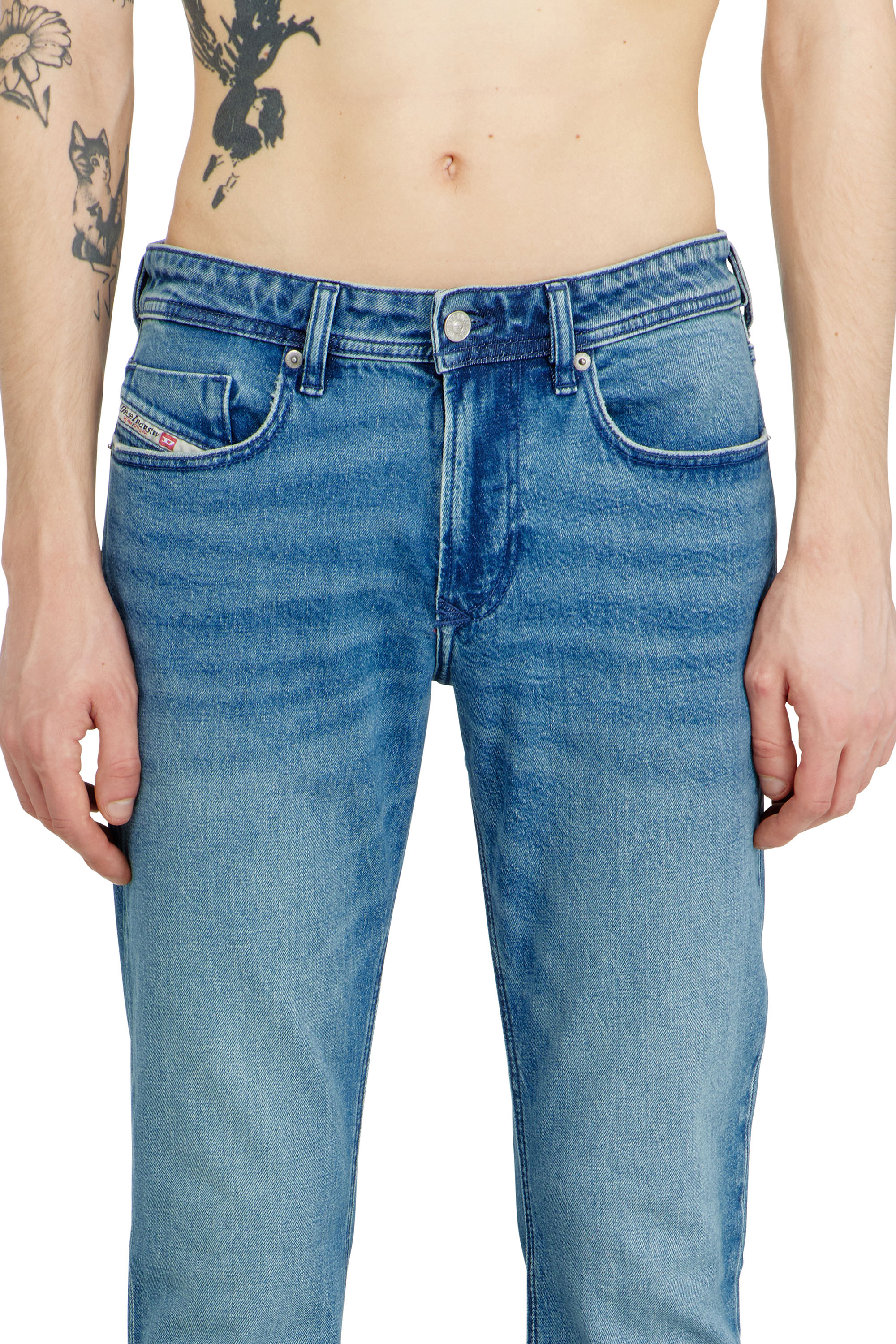 Diesel - Man's Skinny Jeans 1979 Sleenker 0BEBI, Light Blue - 5