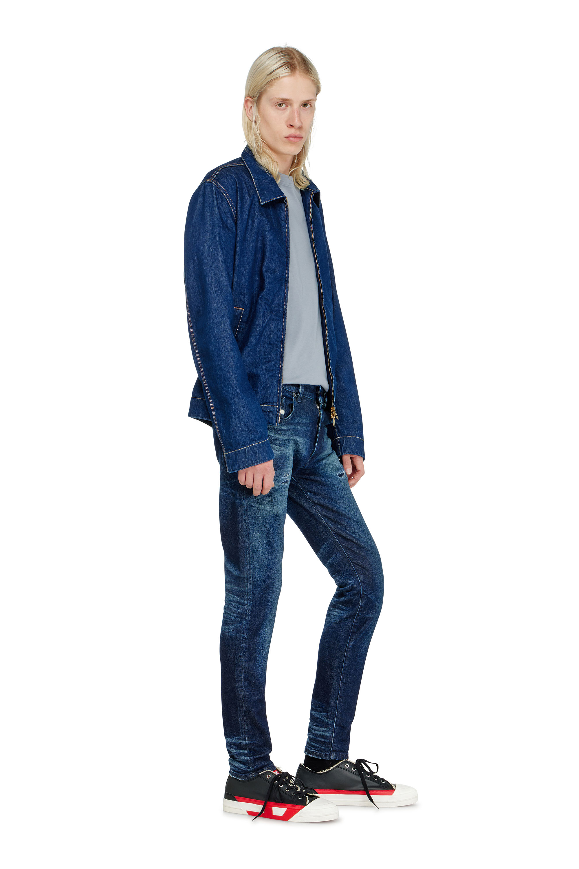 Diesel - Slim Jeans 2019 D-Strukt 0KBBU Homme, Bleu Fonc&eacute; - Image 1