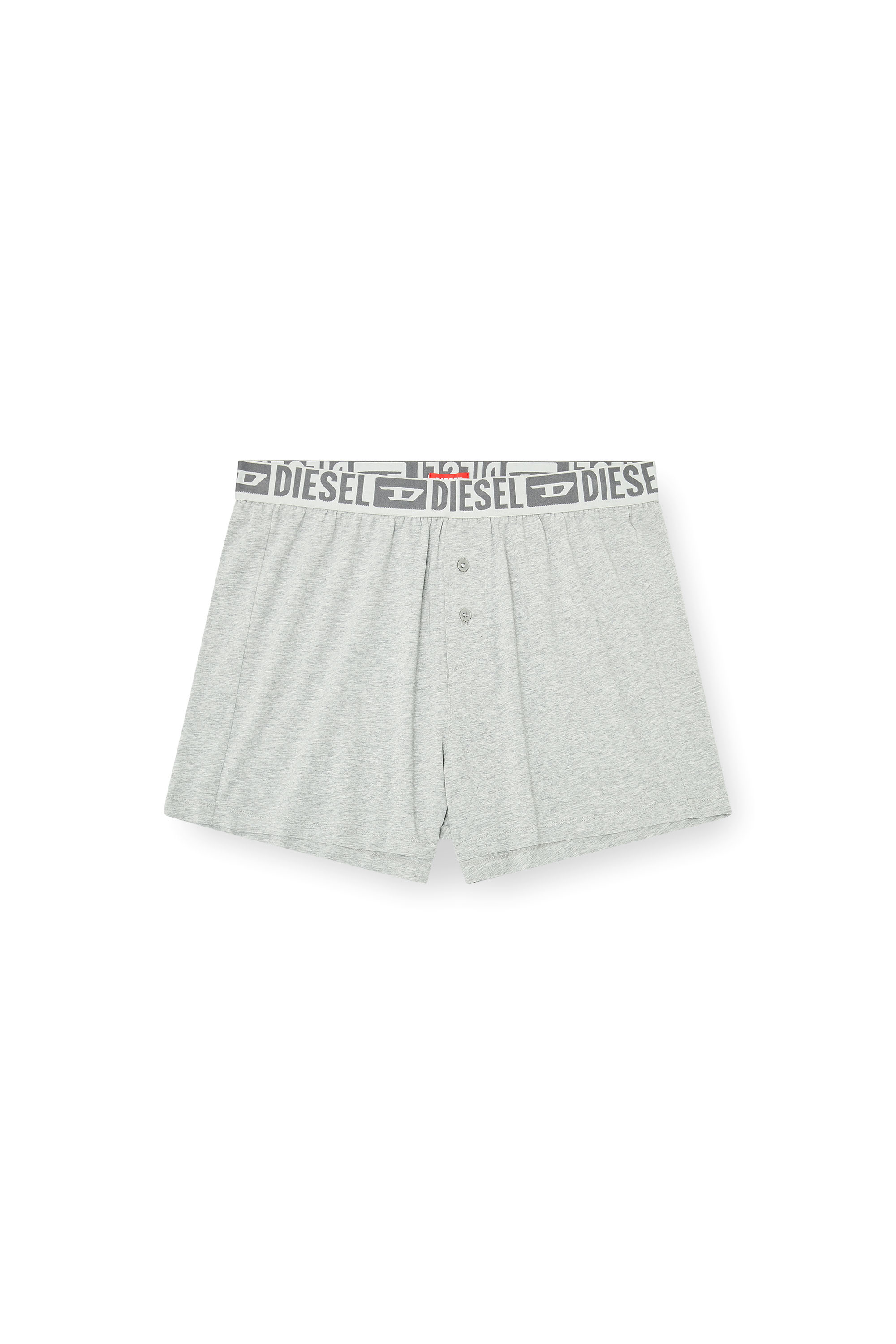 Diesel - STARKIE-D-CORE-2PACK, Lot de deux boxers en coton stretch Homme in Gris - 1