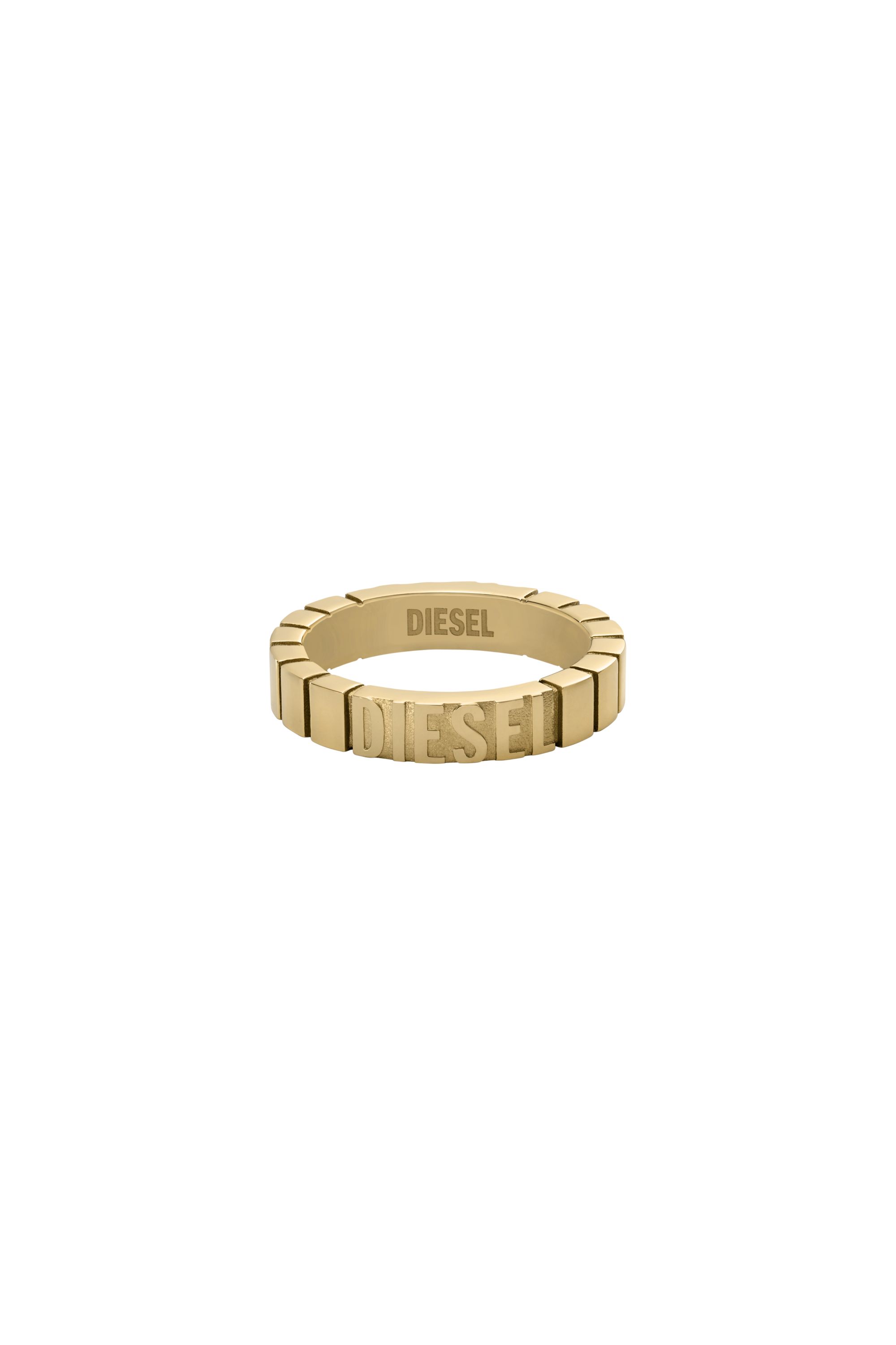 Diesel - DX1613710, Bague en acier inoxydable Mixte in Doré - 2