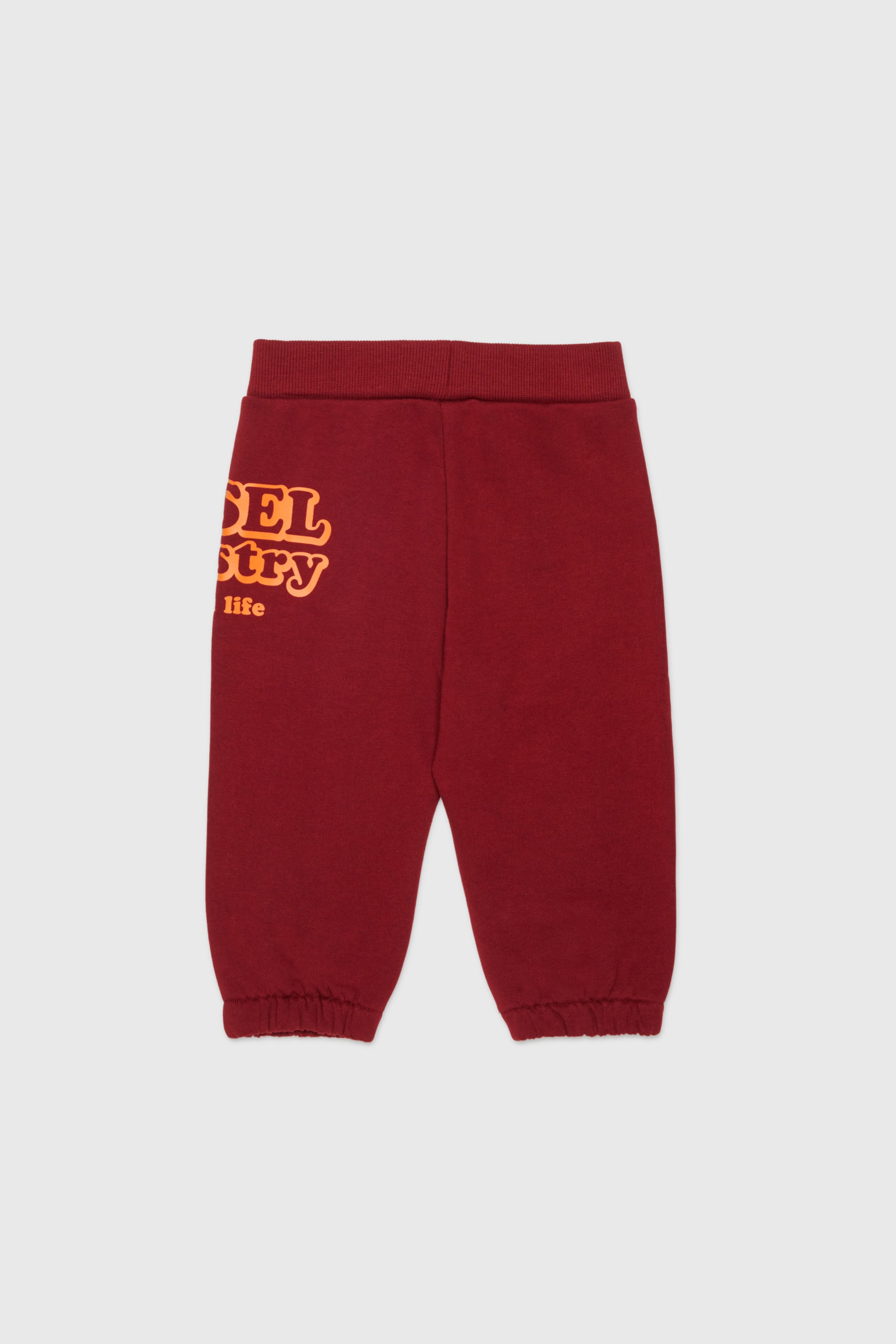 Diesel - PLODIMIB, Pantalon de surv&ecirc;tement en coton avec imprim&eacute; Diesel Industry Homme in Rouge - 2