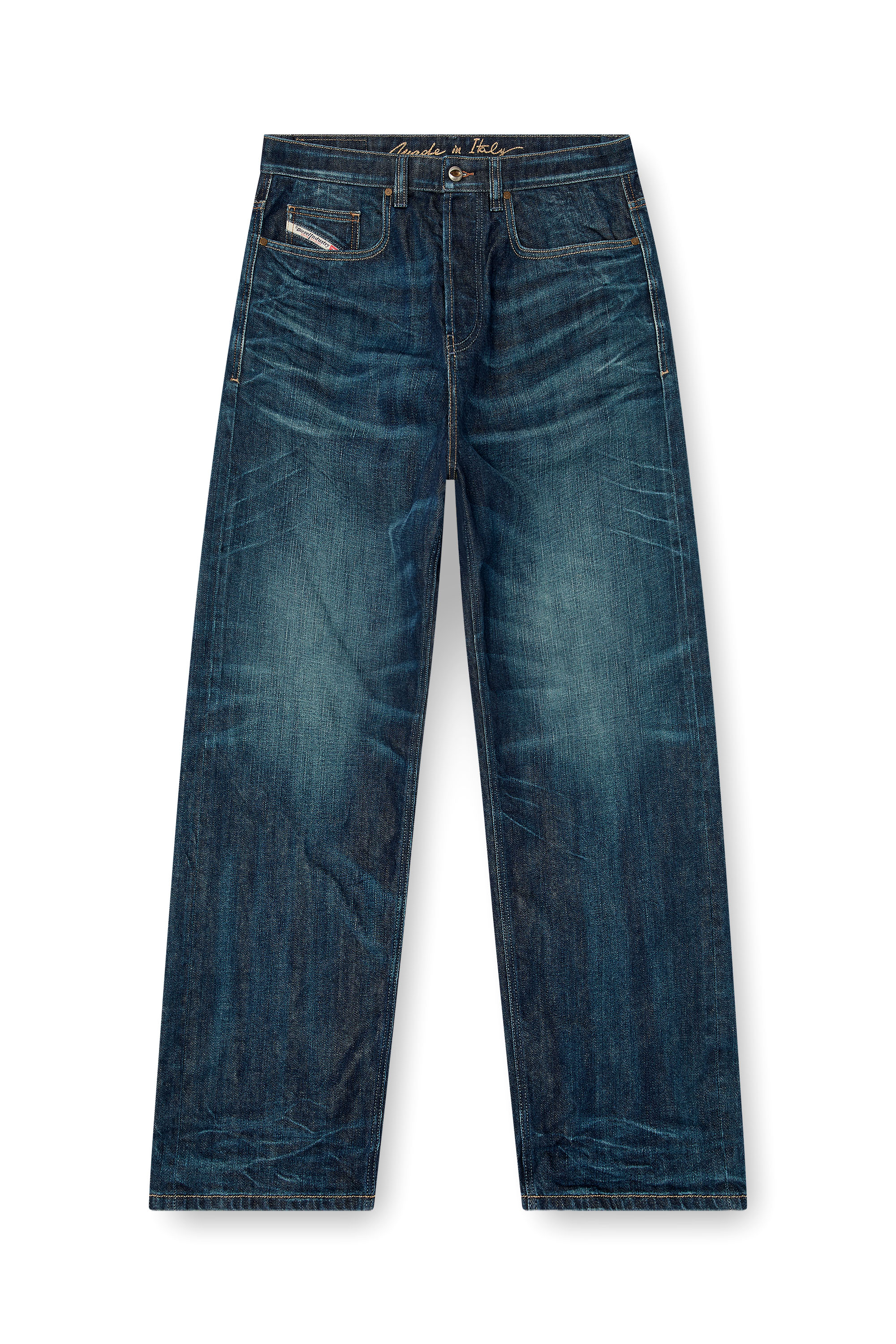 Diesel - Relaxed Jeans 2001 D-Macro 09Q04 Homme, Bleu Fonc&eacute; - Image 6